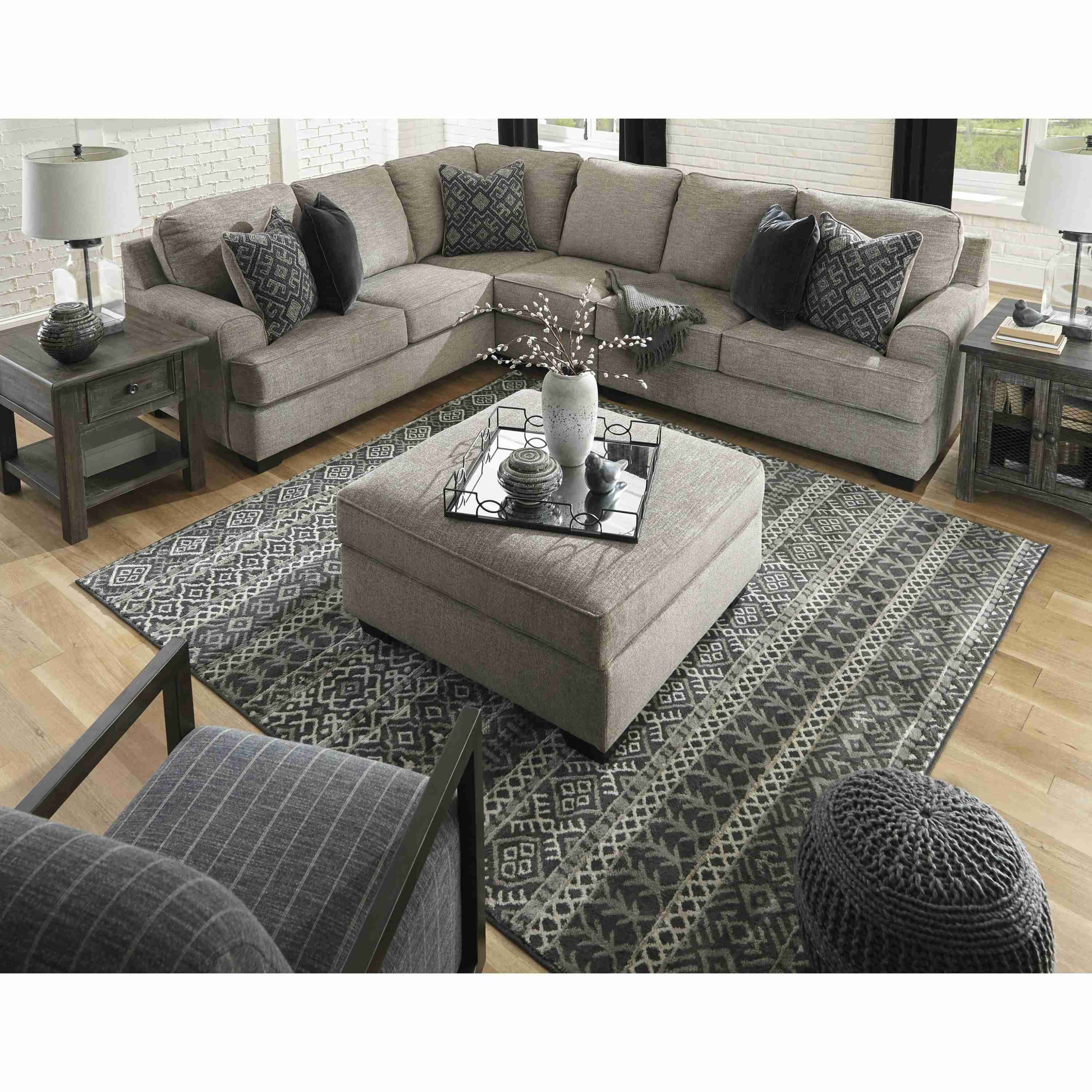 Signature Design by Ashley Bovarian Fabric 3 pc Sectional 5610348/5610346/5610356 - Image 3