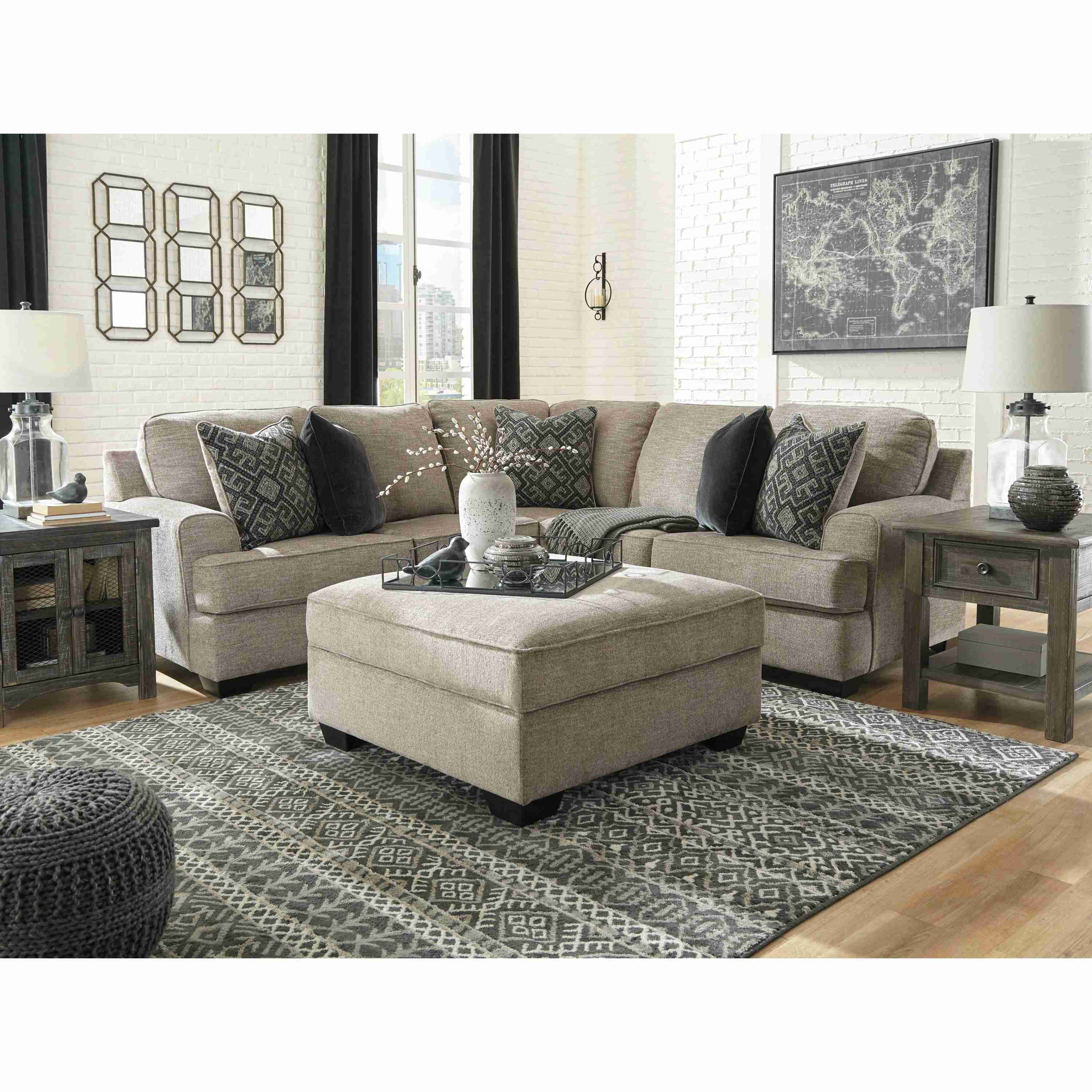 Signature Design by Ashley Bovarian Fabric 2 pc Sectional 5610355/5610349 - Image 3