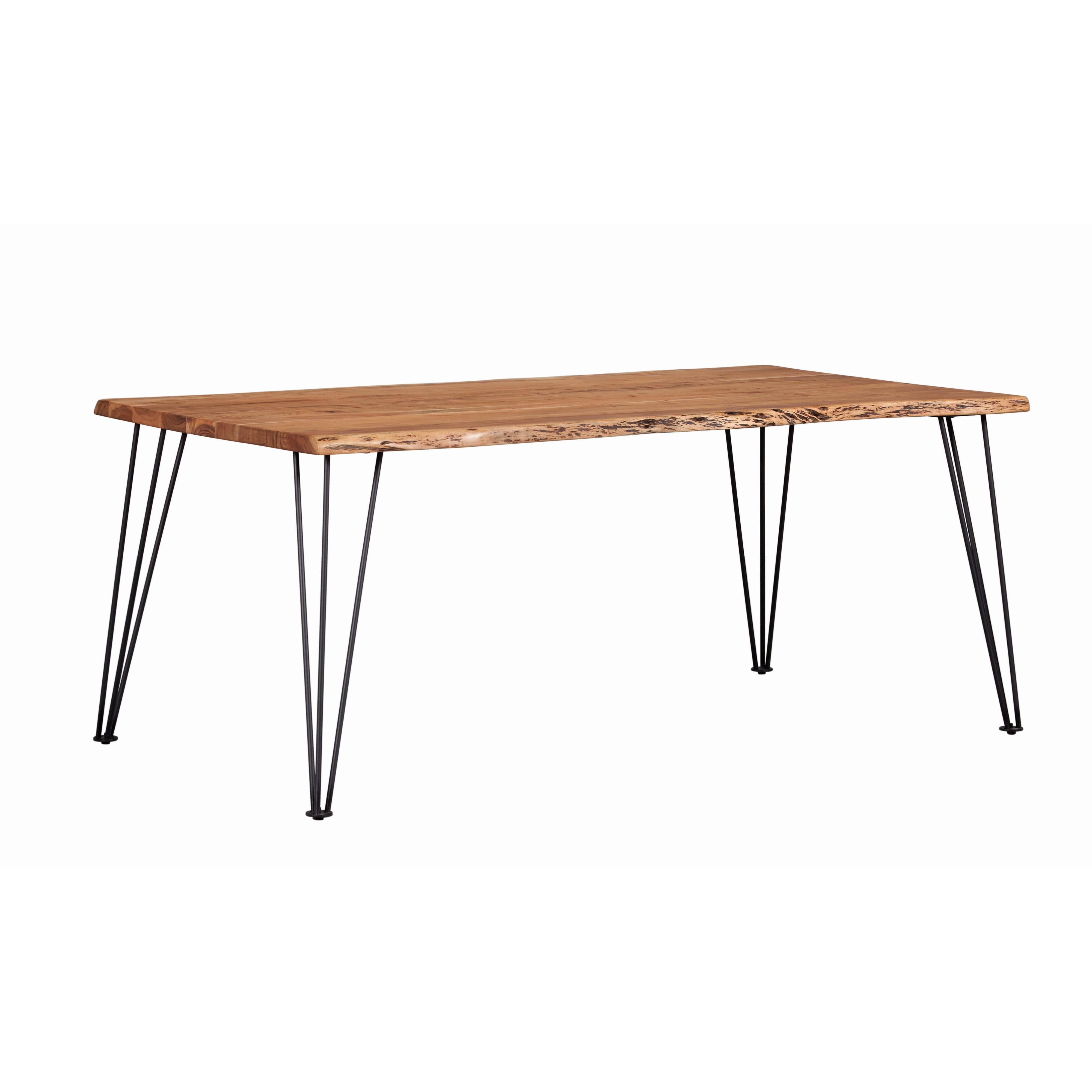 Coaster Furniture Sherman 190911 71-inch Live Edge Dining Table - Natural Acacia - Image 1