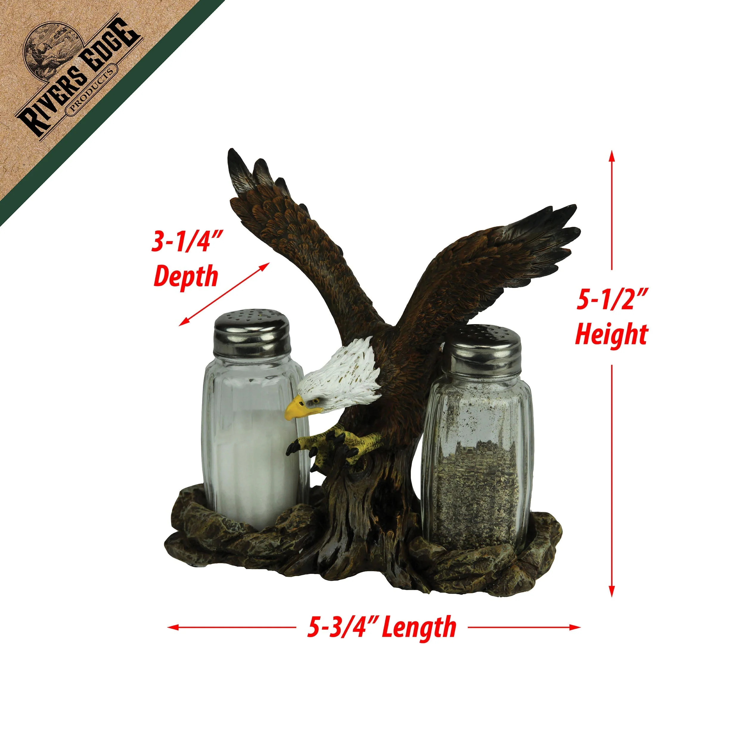 Salt and Pepper Shakers-Eagle - Image 2