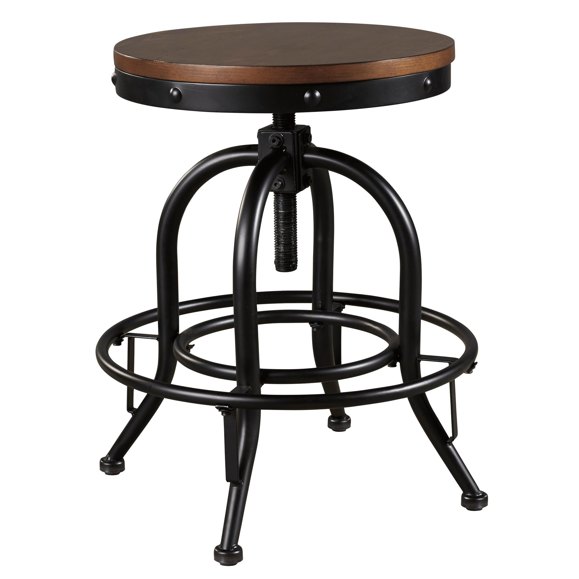 Signature Design by Ashley Valebeck Adjustable Height Stool D546-224 - Image 1