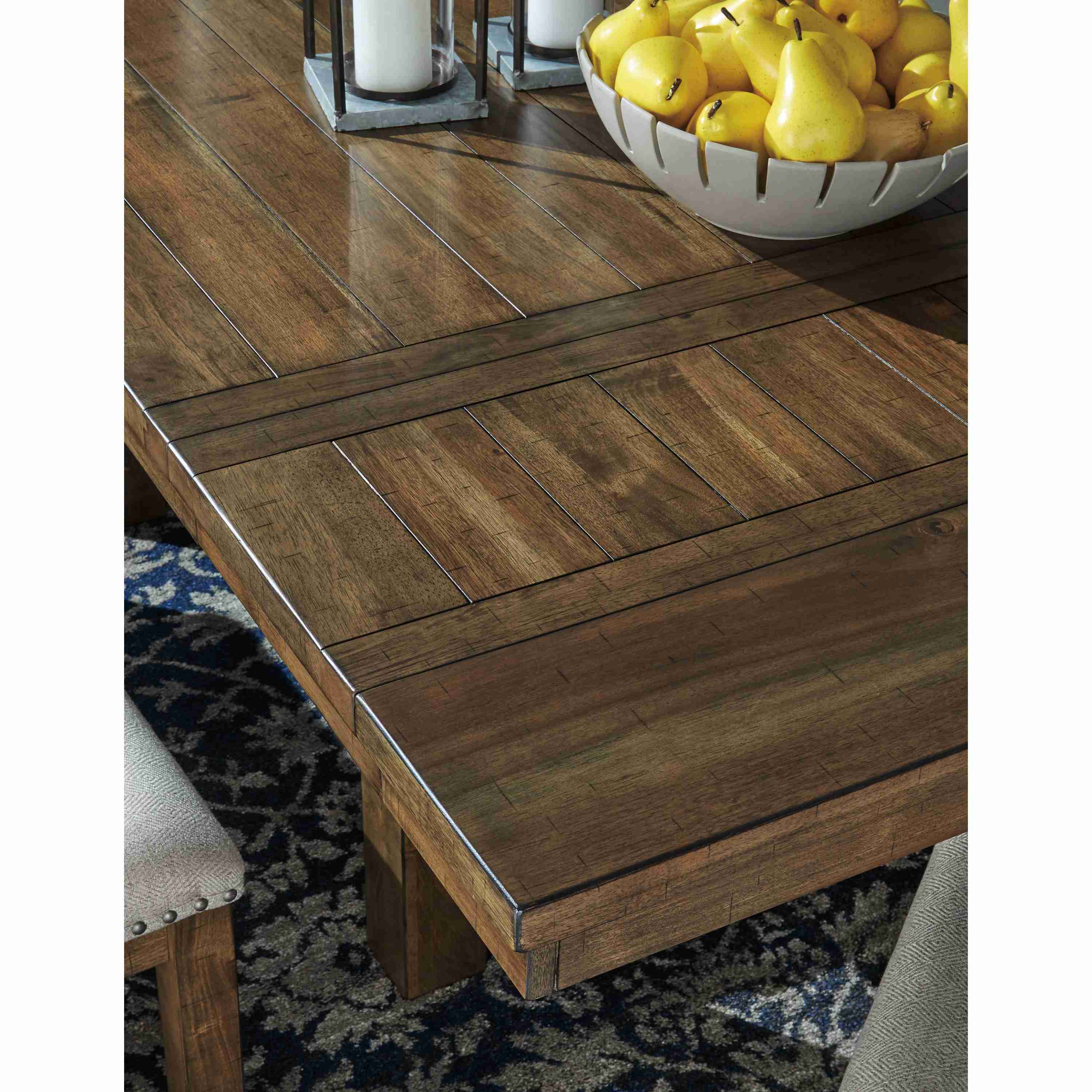 Signature Design by Ashley Moriville Dining Table with Trestle Base D631-45 - Image 3