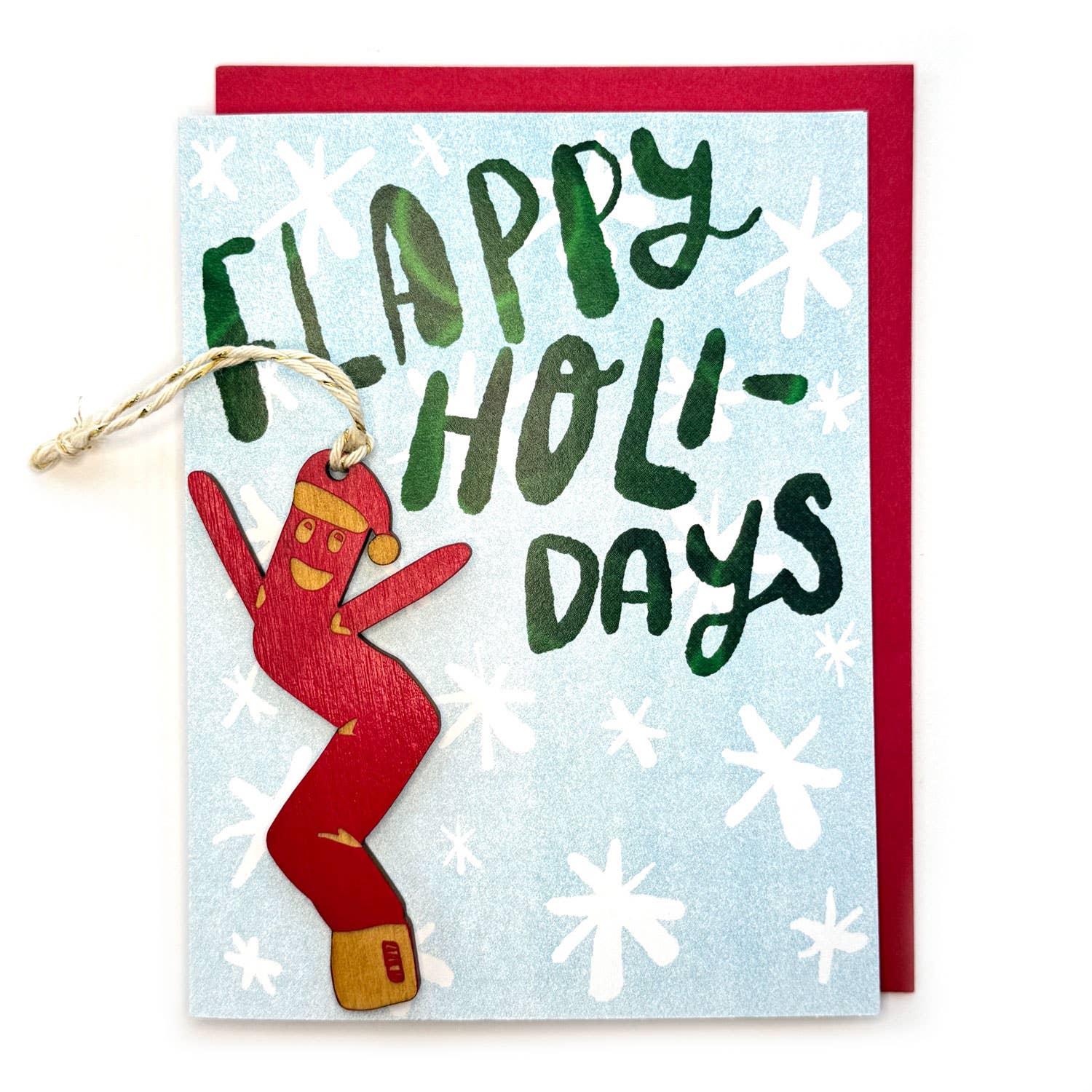 Flappy Holidays – Air Dancer Ornament w/ Card