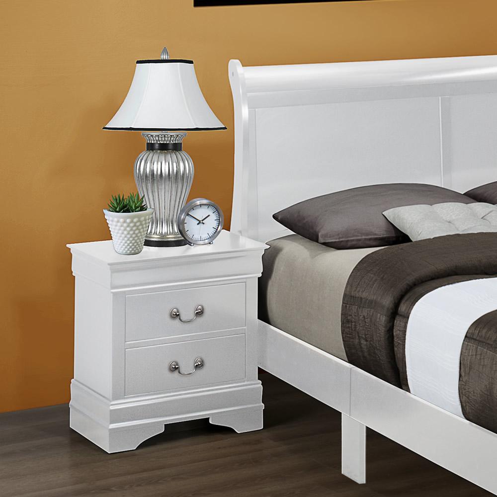 Crown Mark Louis Philip 2-Drawer Nightstand B3650-2 - Image 1