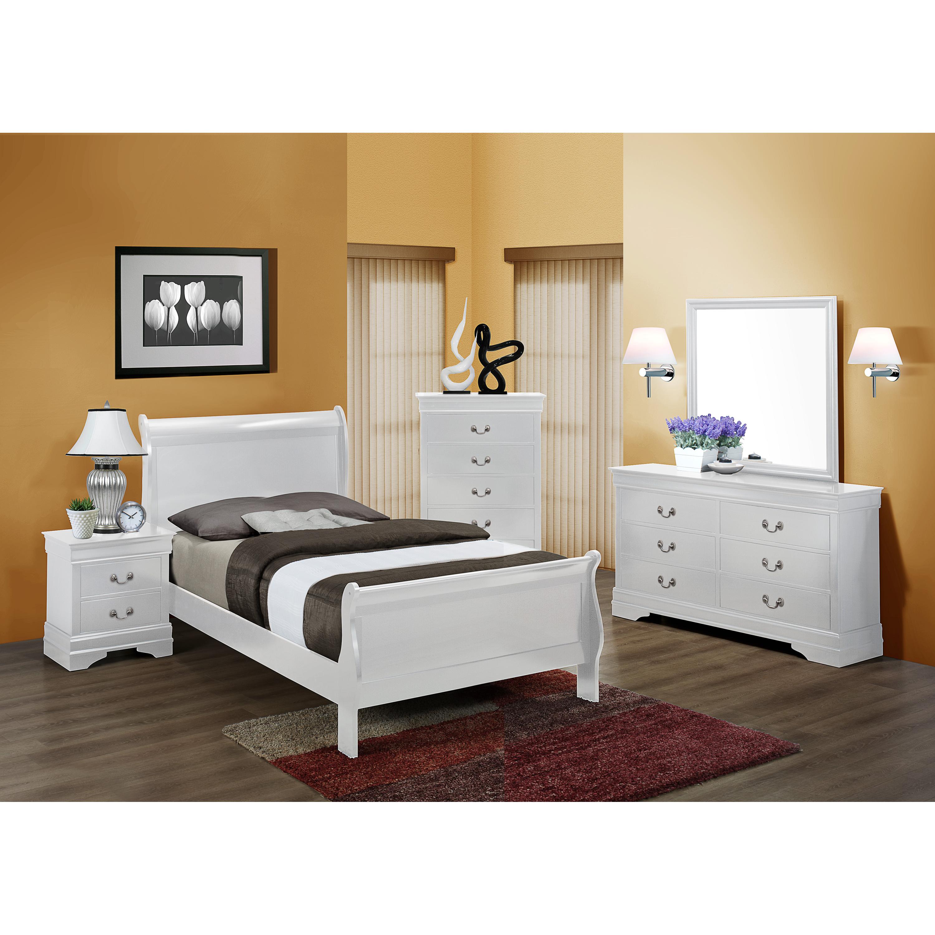 Crown Mark Louis Philip Twin Bed B3650-T-HBFB/B3650-T-RAIL - Image 2
