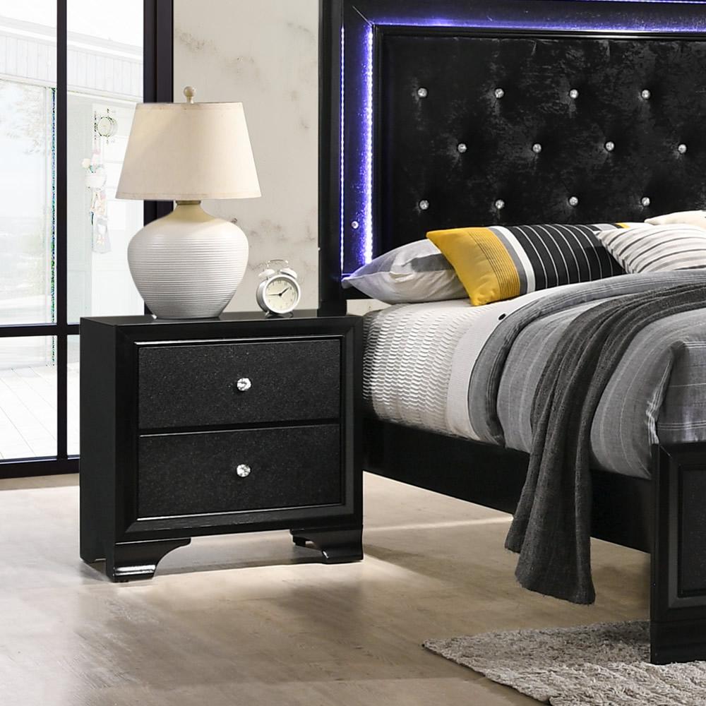 Crown Mark Micah 2-Drawer Nightstand B4350-2 - Image 1