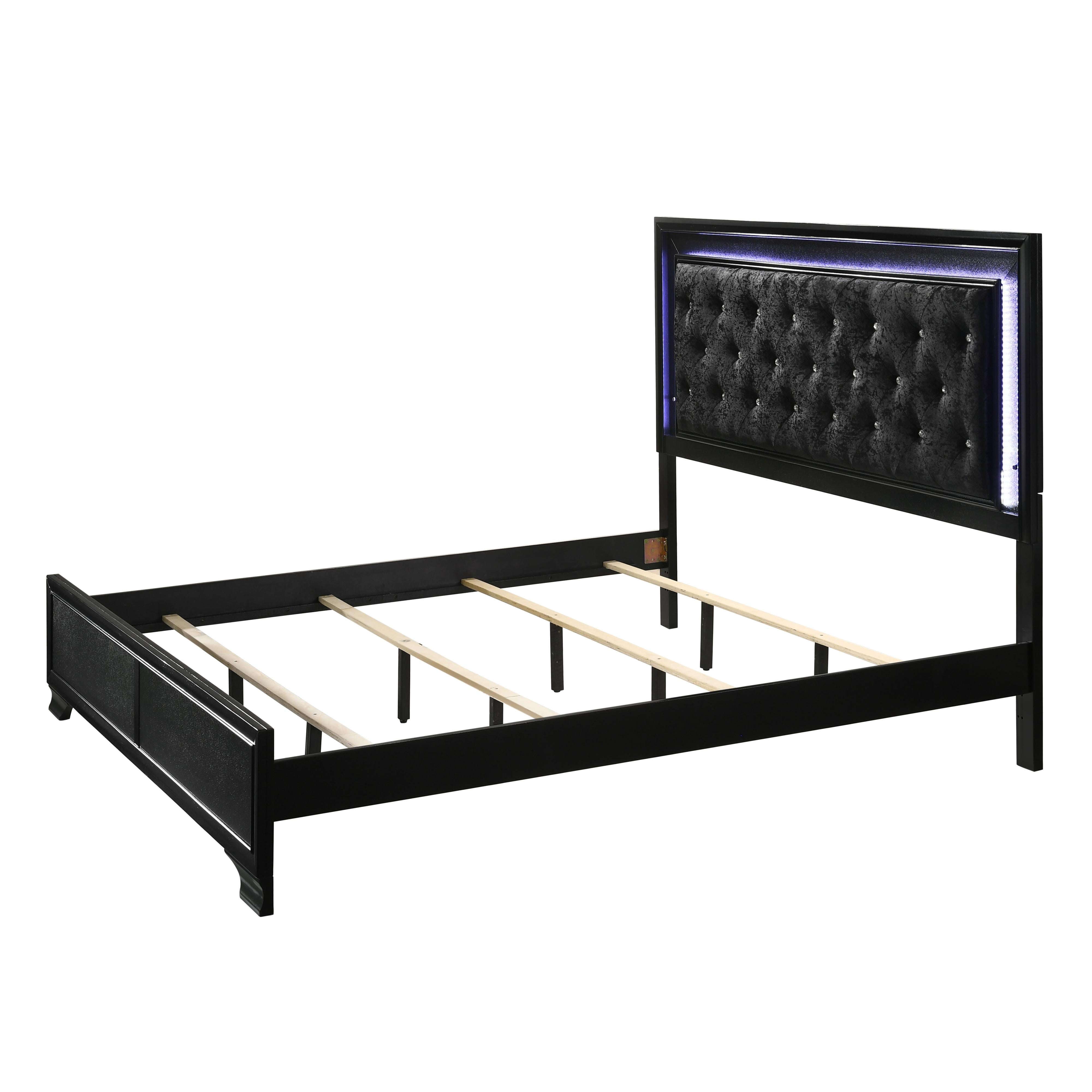Crown Mark Micah King Upholstered Panel Bed B4350-K-HBFB/B4350-KQ-RAIL - Image 2