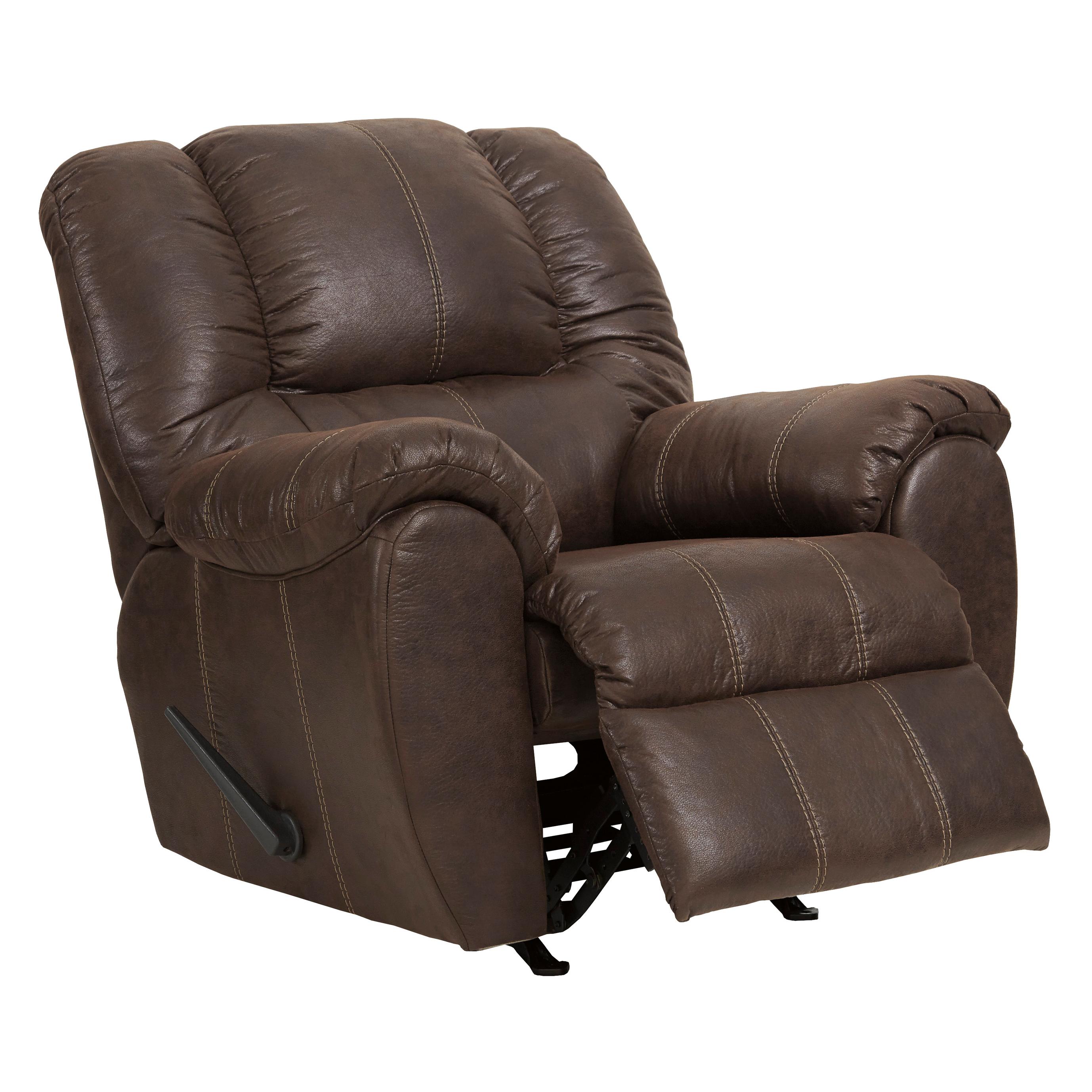 Signature Design by Ashley McGann Rocker Leather Look Recliner 1030125 - Image 2