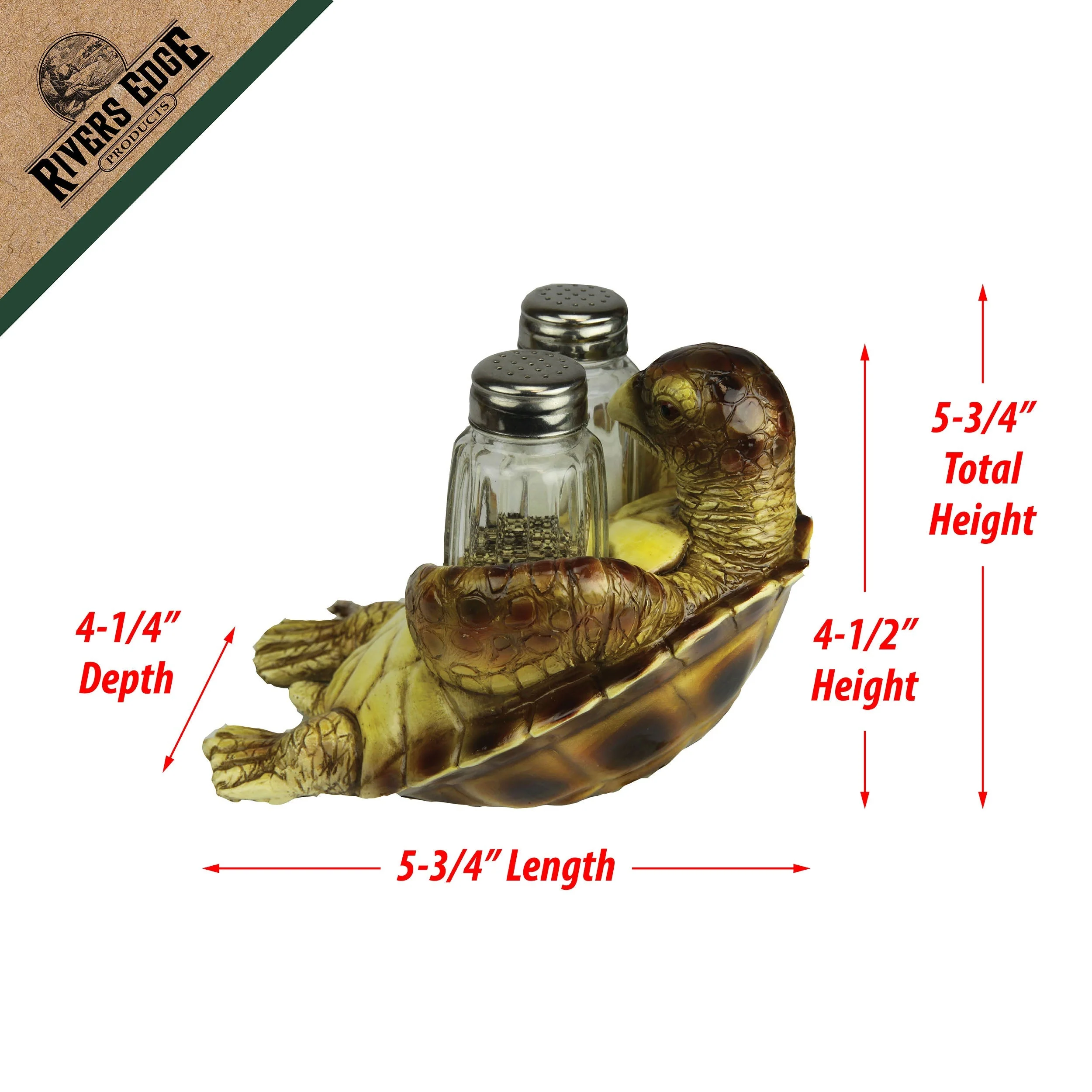 Salt and Pepper Shakers-Sea Turtle - Image 2