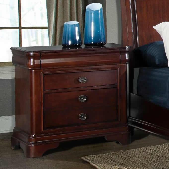 Elements International Cameron 4-Drawer Nightstand CM750NS - Image 2