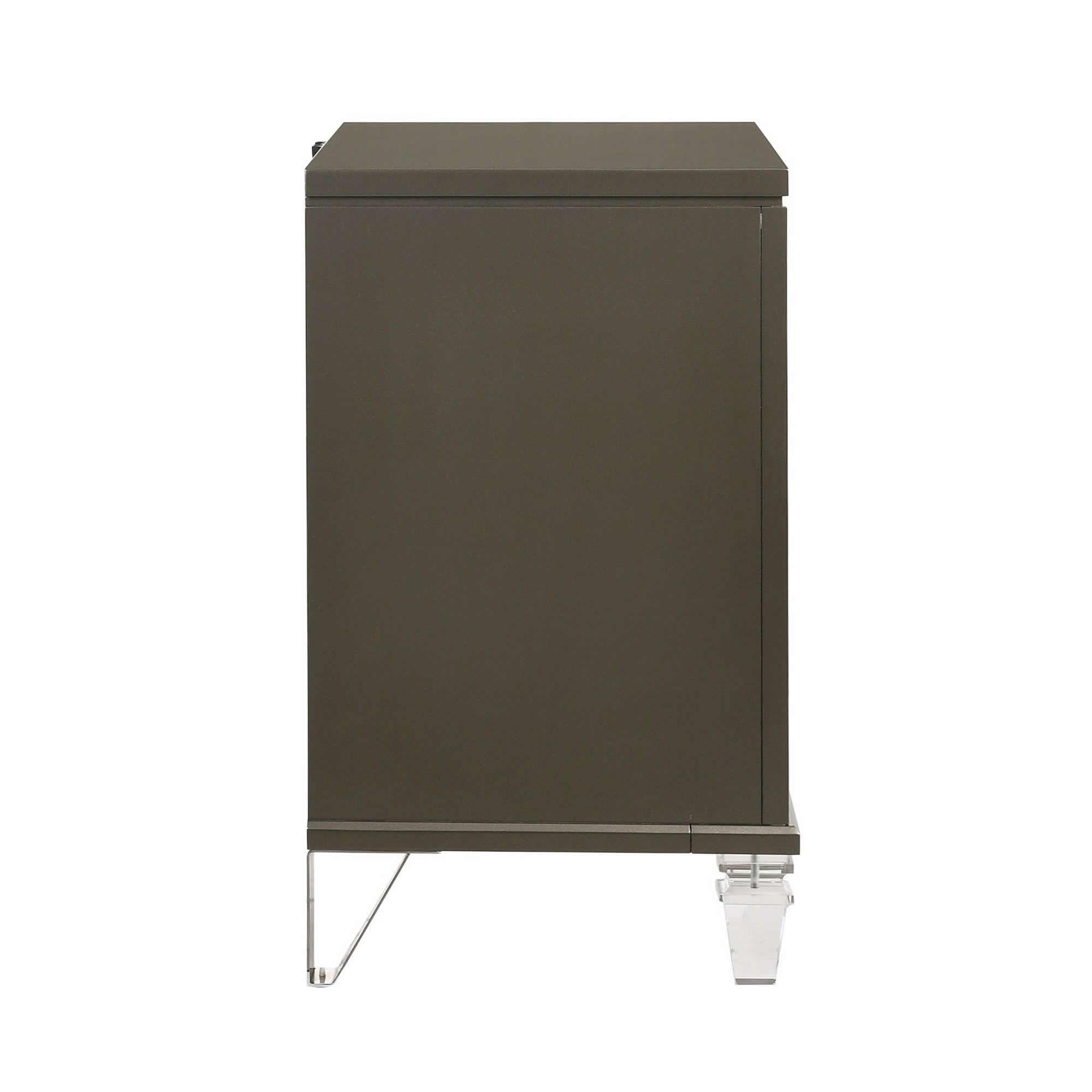 Elements International Twenty Nine 2-Drawer Nightstand TN600NS - Image 2