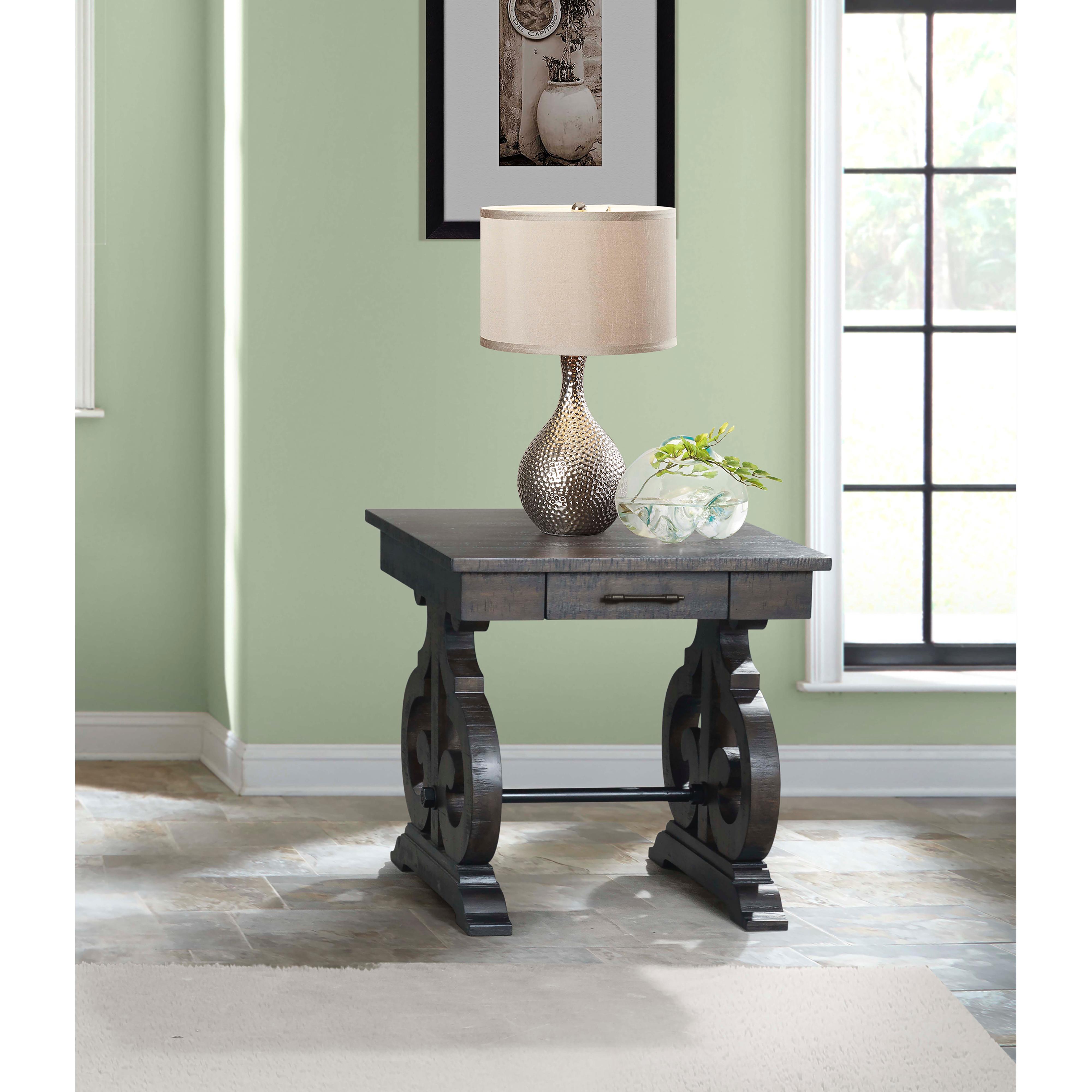 Elements International Stone End Table TST100ST - Image 2