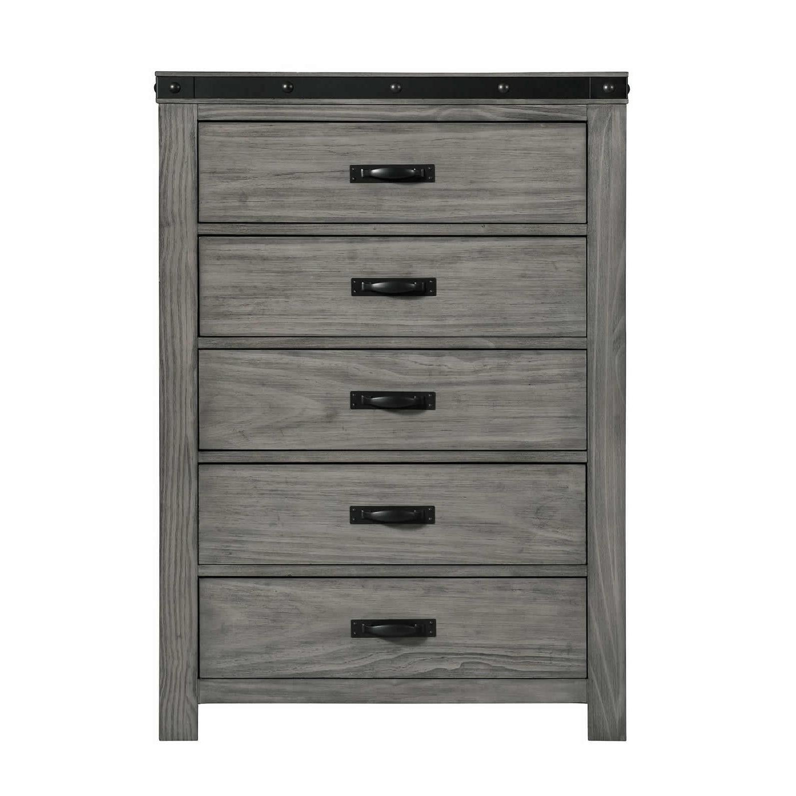 Elements International Wade 5-Drawer Chest WE600CH - Image 1