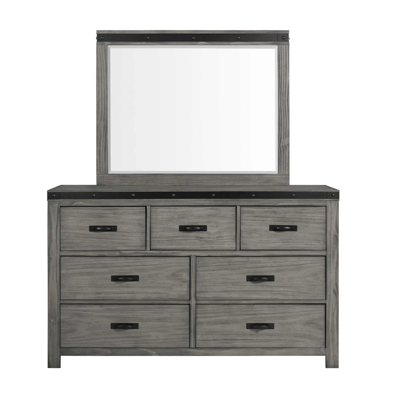 Elements International Wade 7-Drawer Dresser WE600DR - Image 2