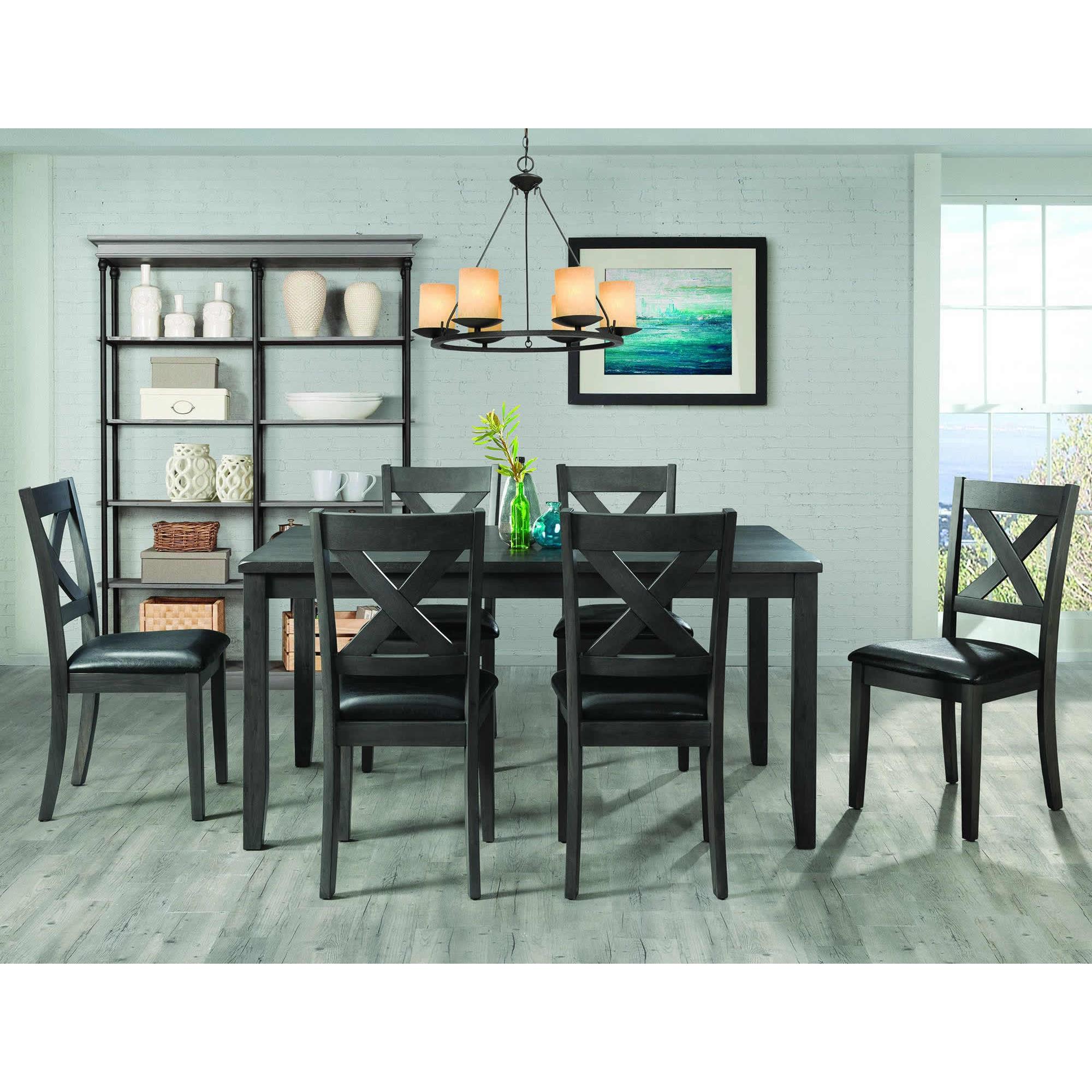 Elements International Alex 7 pc Dinette DAX4007DS