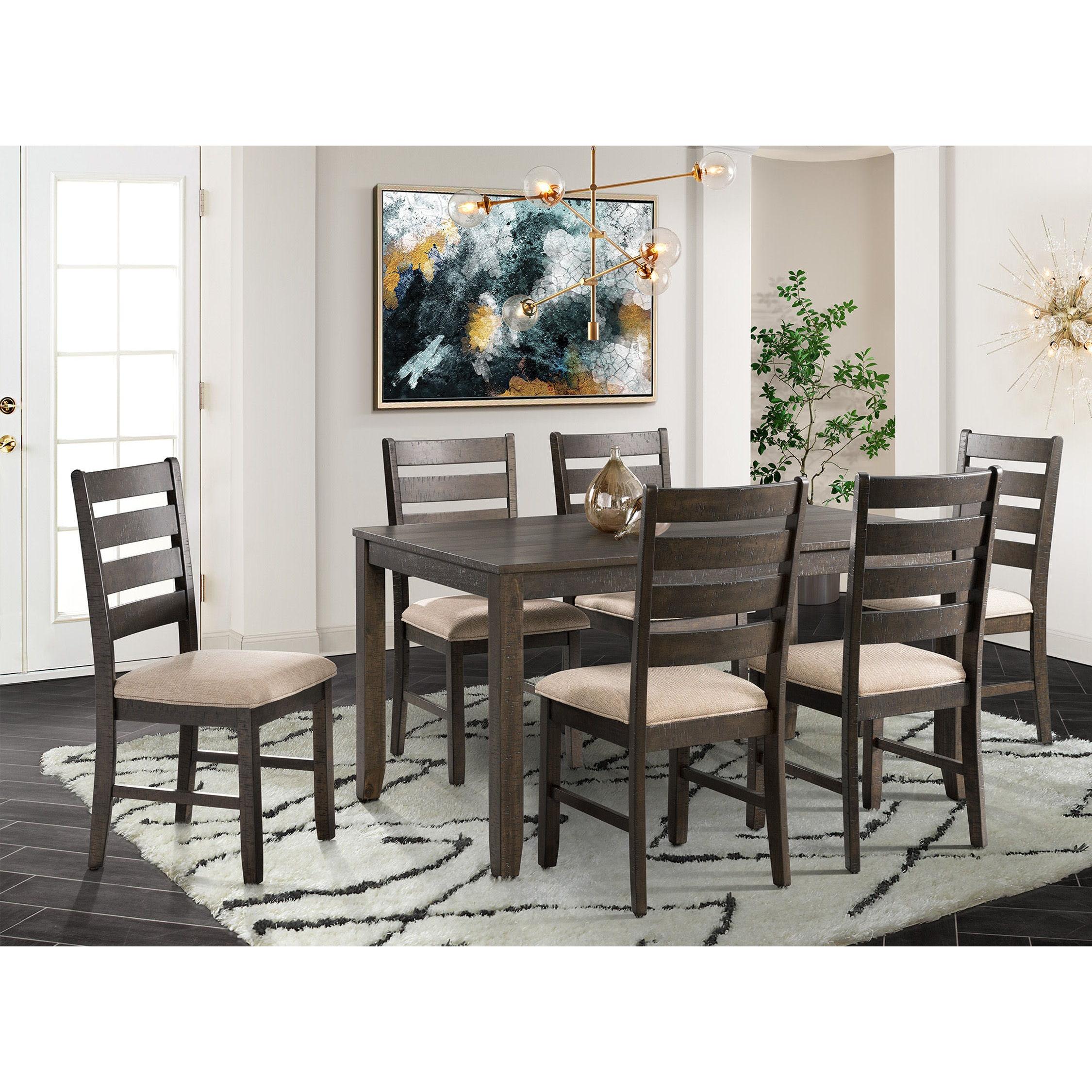 Elements International Brock 7 pc Dinette DBR1007DS - Image 2