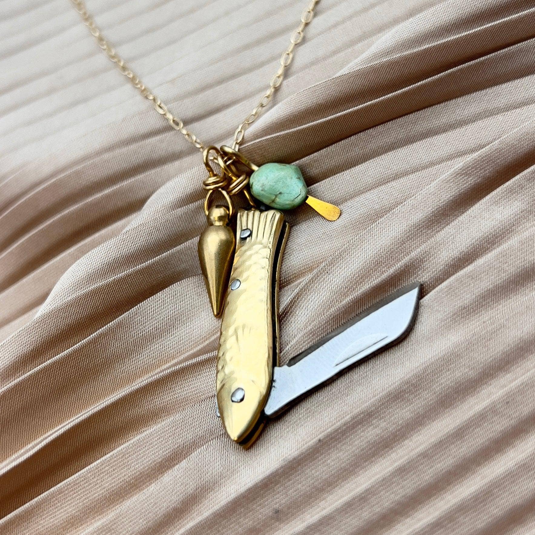 Handmade Feeesh Billie Necklace - Image 1