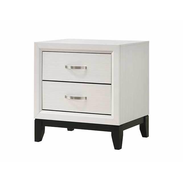 Crown Mark Akerson 2-Drawer Nightstand B4610-2