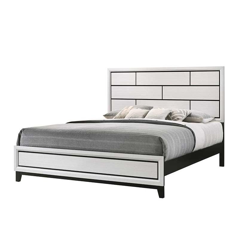 Crown Mark Akerson King Panel Bed B4610-K-HBFB/B4610-KQ-RAIL - Image 1