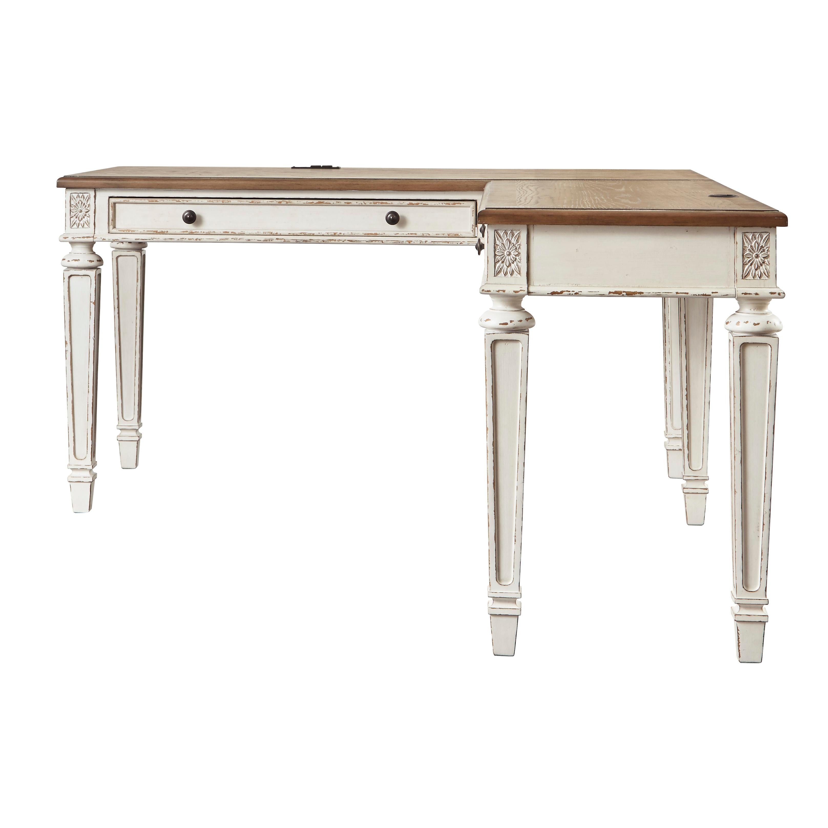 Signature Design by Ashley Realyn H743H1 2 pc Home Office Desk - Image 2