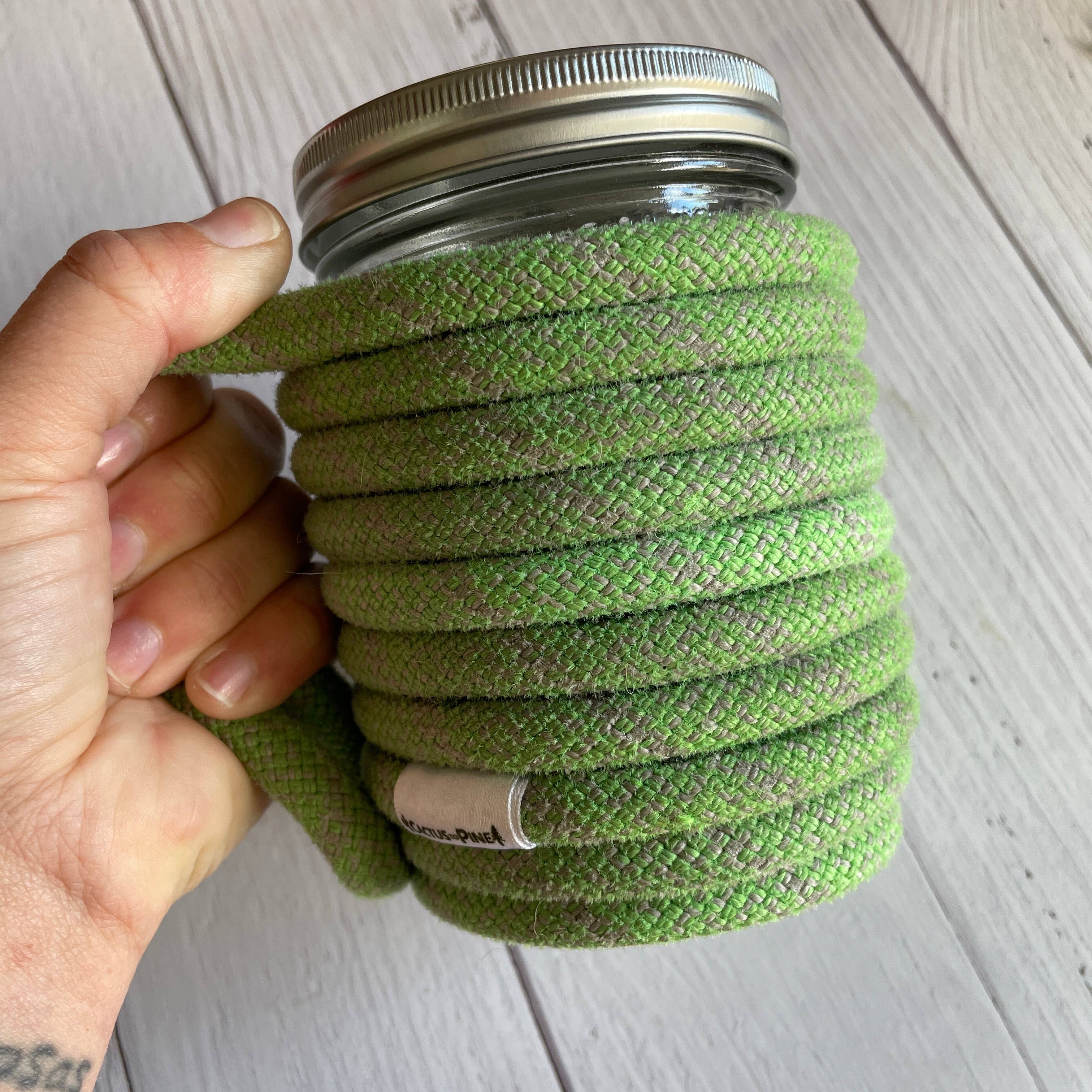 Jar Cozie - Upcycled Retired Rock Climbing Rope - Image 1