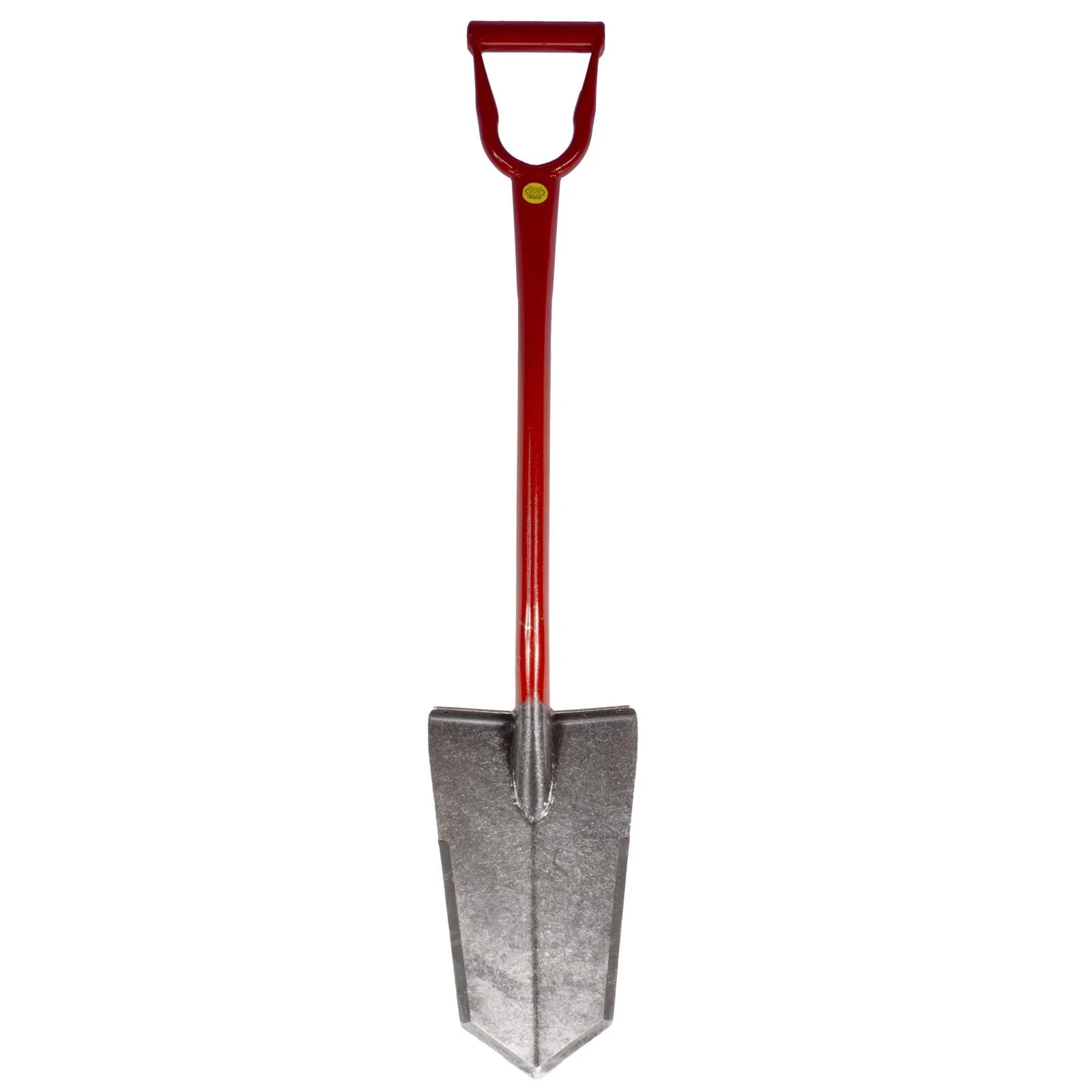 King of Spades Super Sampson Red D-Handle Shovel w/ Heat Treated Blade - Image 1