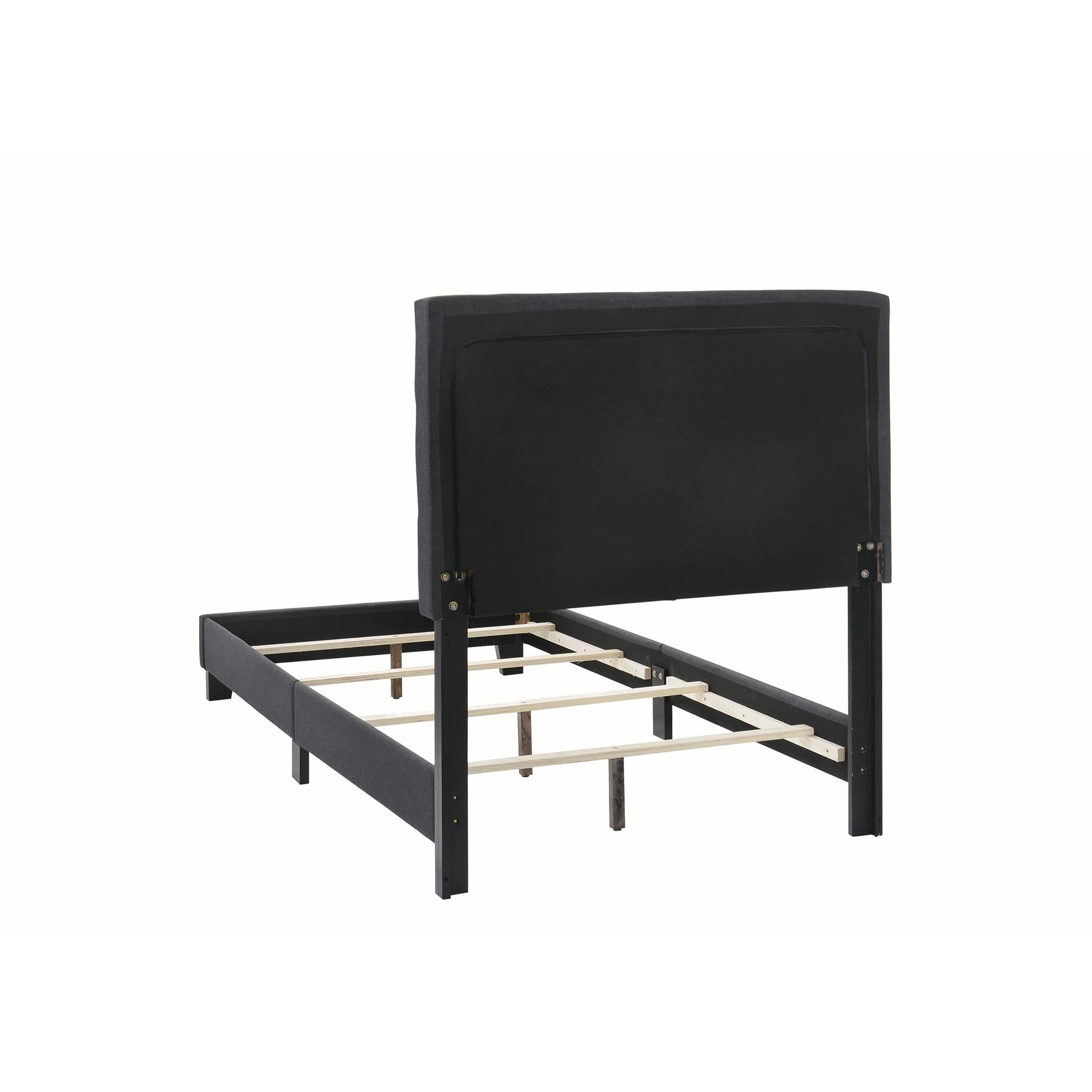 Coaster Furniture Mapes 305746T Upholstered Twin Panel Bed - Charcoal - Image 3