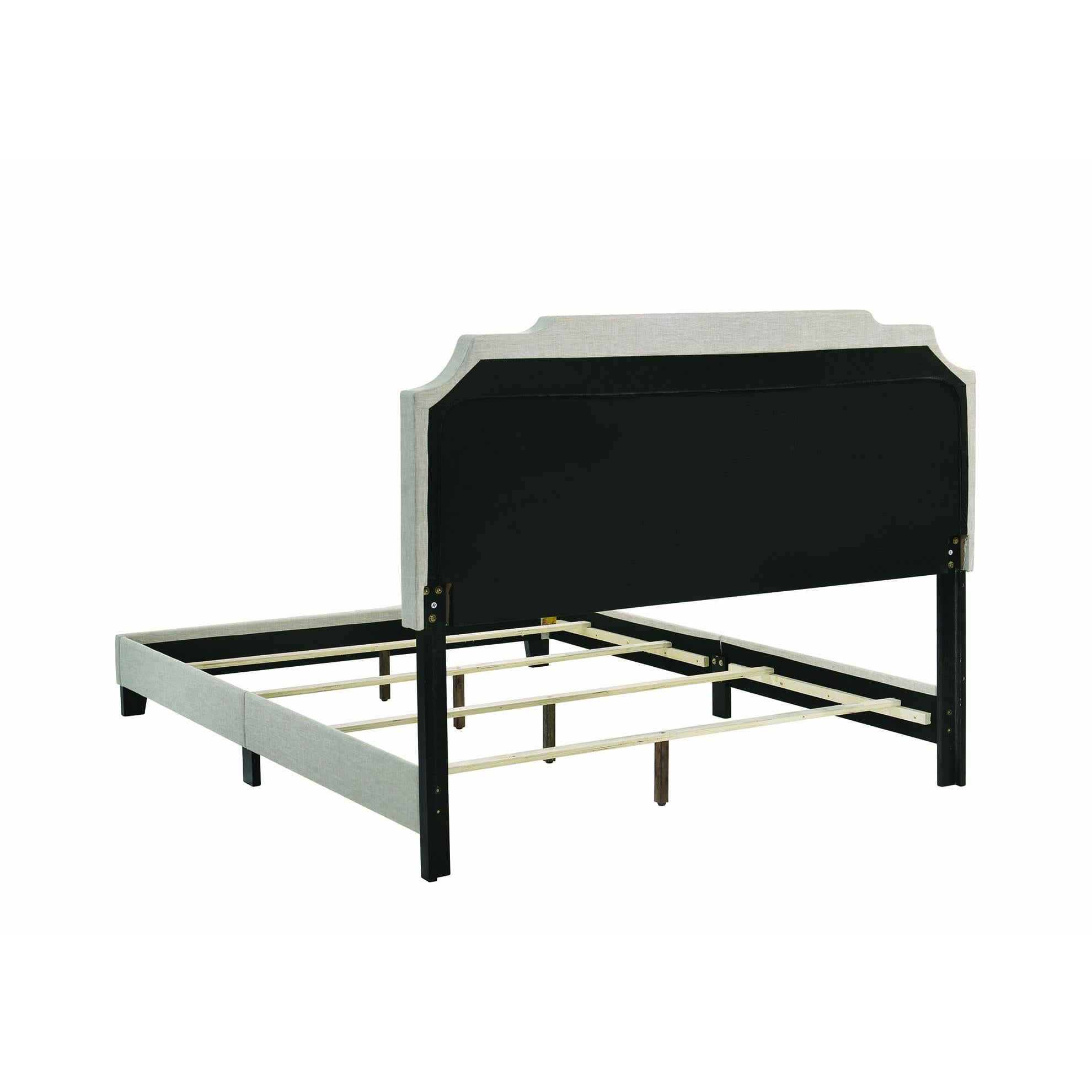 Coaster Furniture Tamarac 310061Q Upholstered Queen Panel Bed - Beige - Image 3