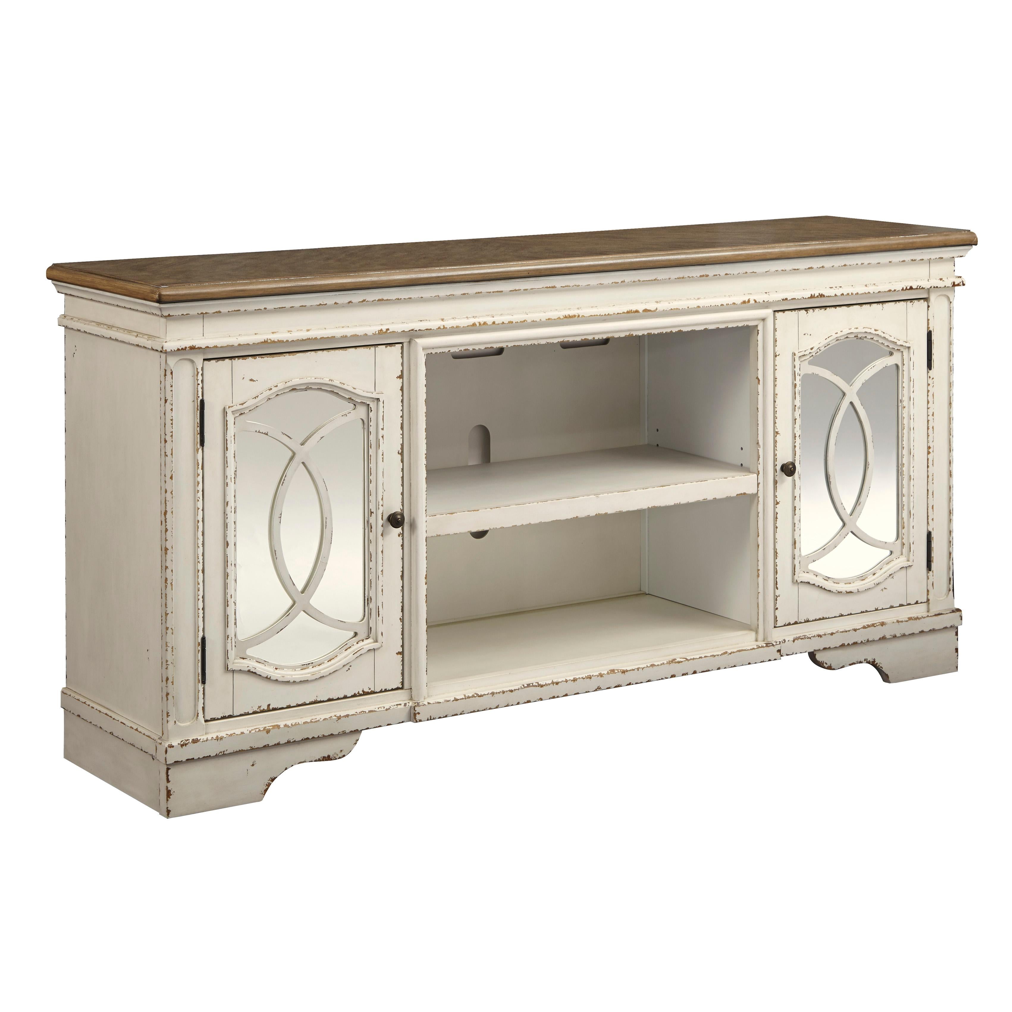 Signature Design by Ashley Realyn TV Stand with Cable Management W743-68 - Image 1