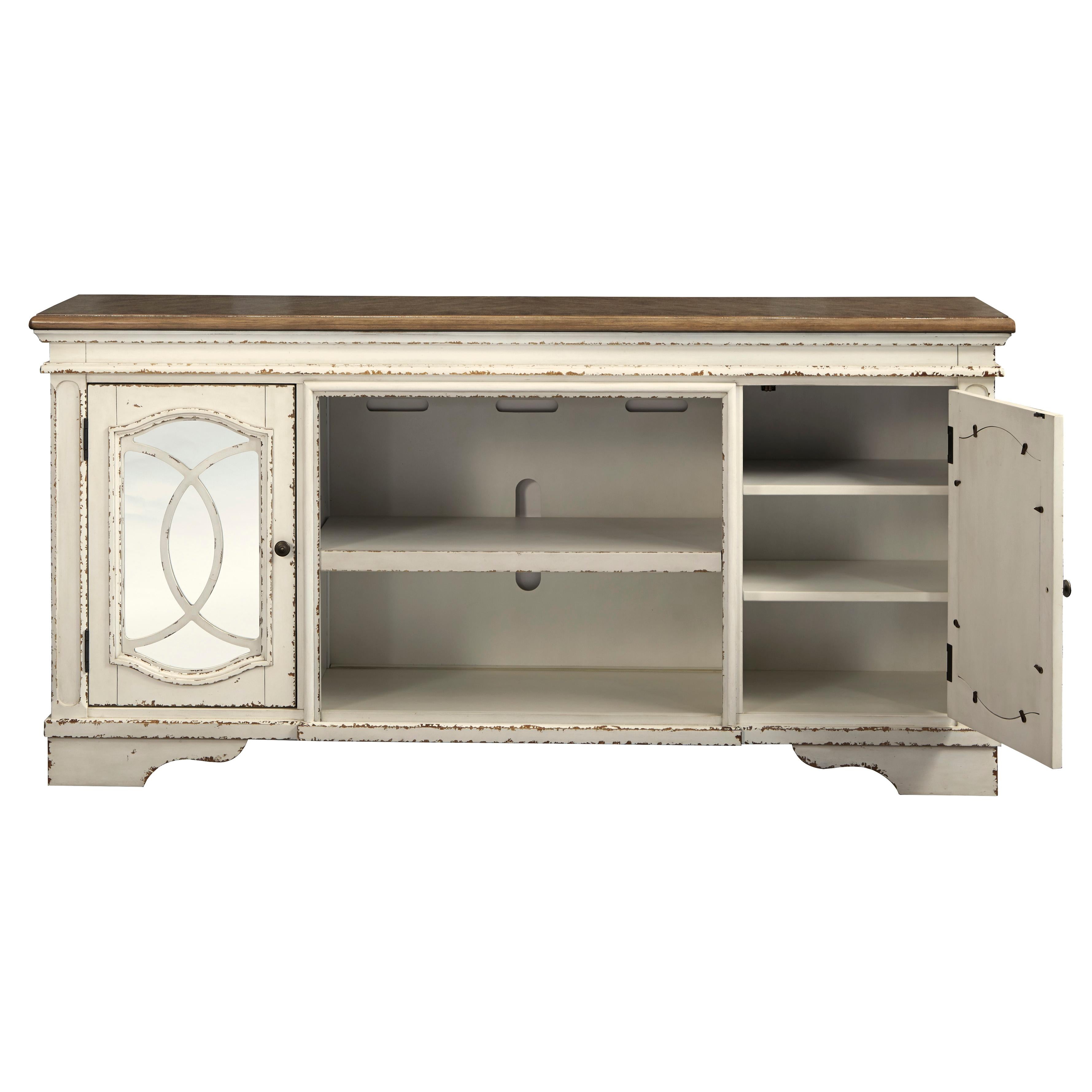Signature Design by Ashley Realyn TV Stand with Cable Management W743-68 - Image 2