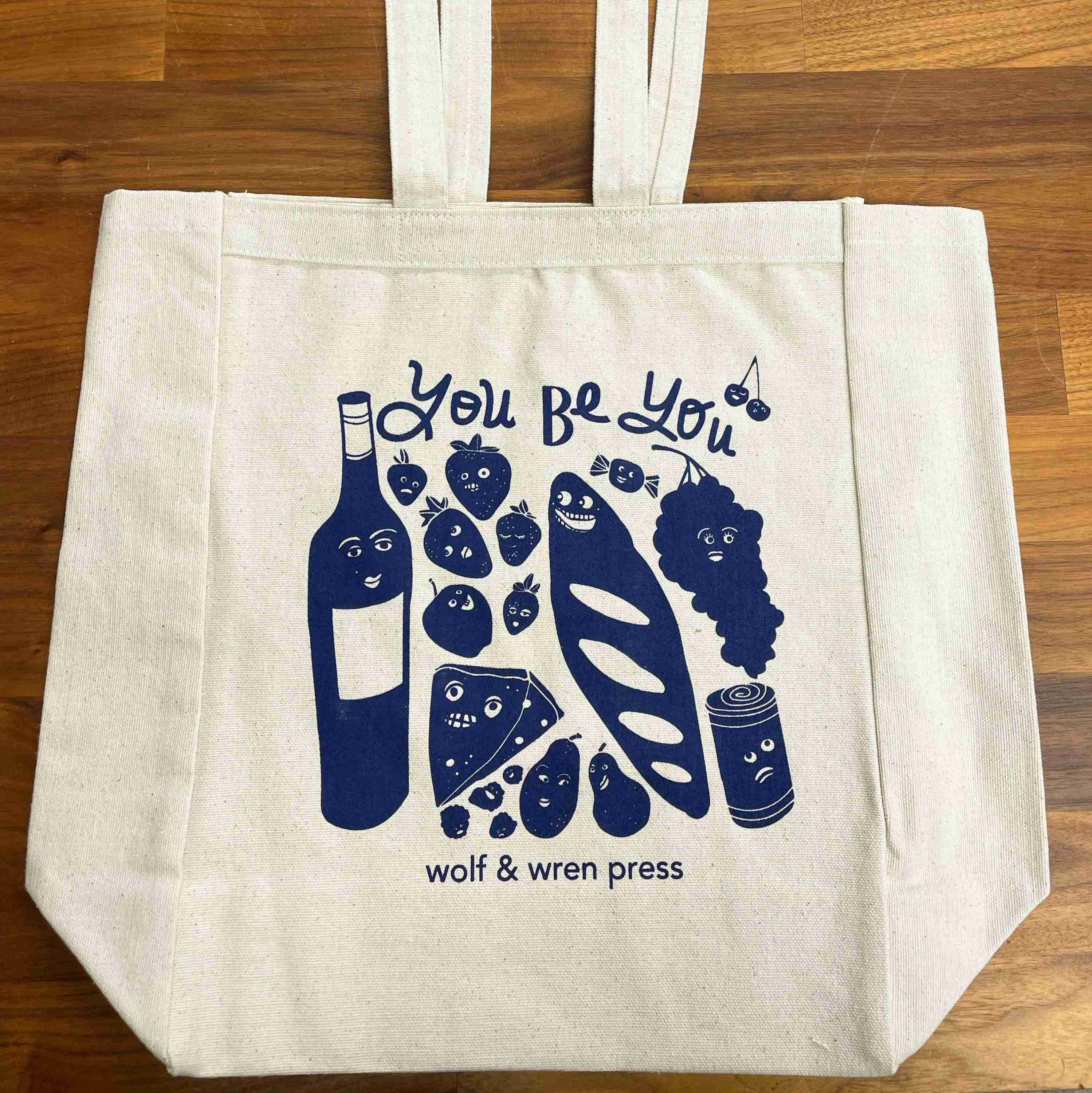 'You Be You' Canvas Tote/Book Bag - Image 1