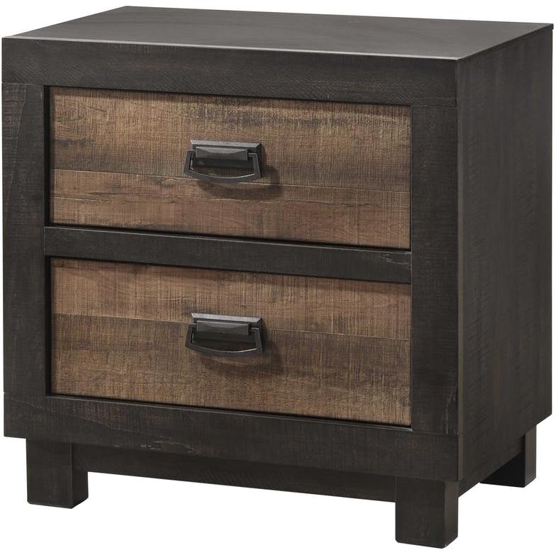 Elements International Harlington 2-Drawer Nightstand HG100NS
