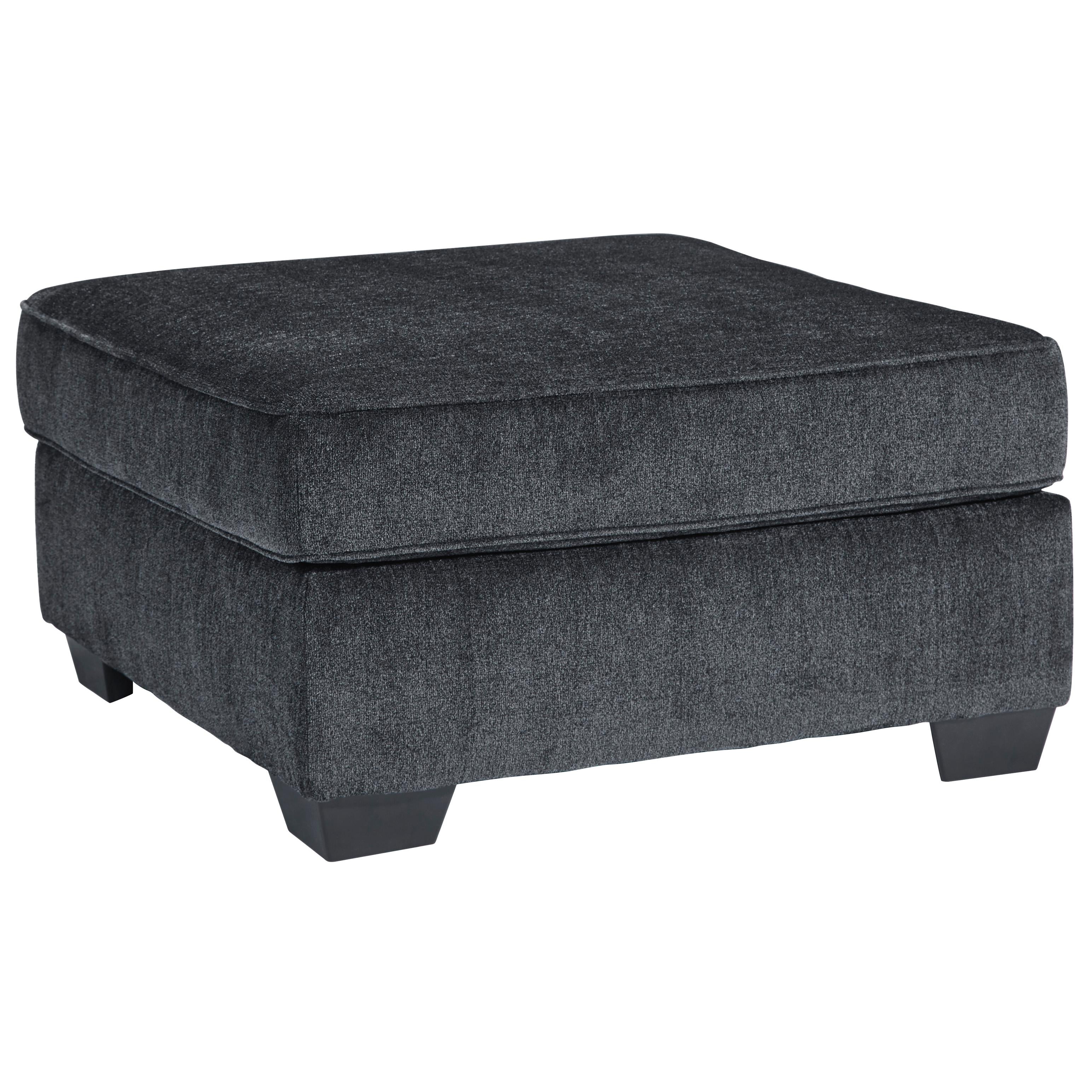 Signature Design by Ashley Altari Fabric Ottoman 8721308 - Image 1