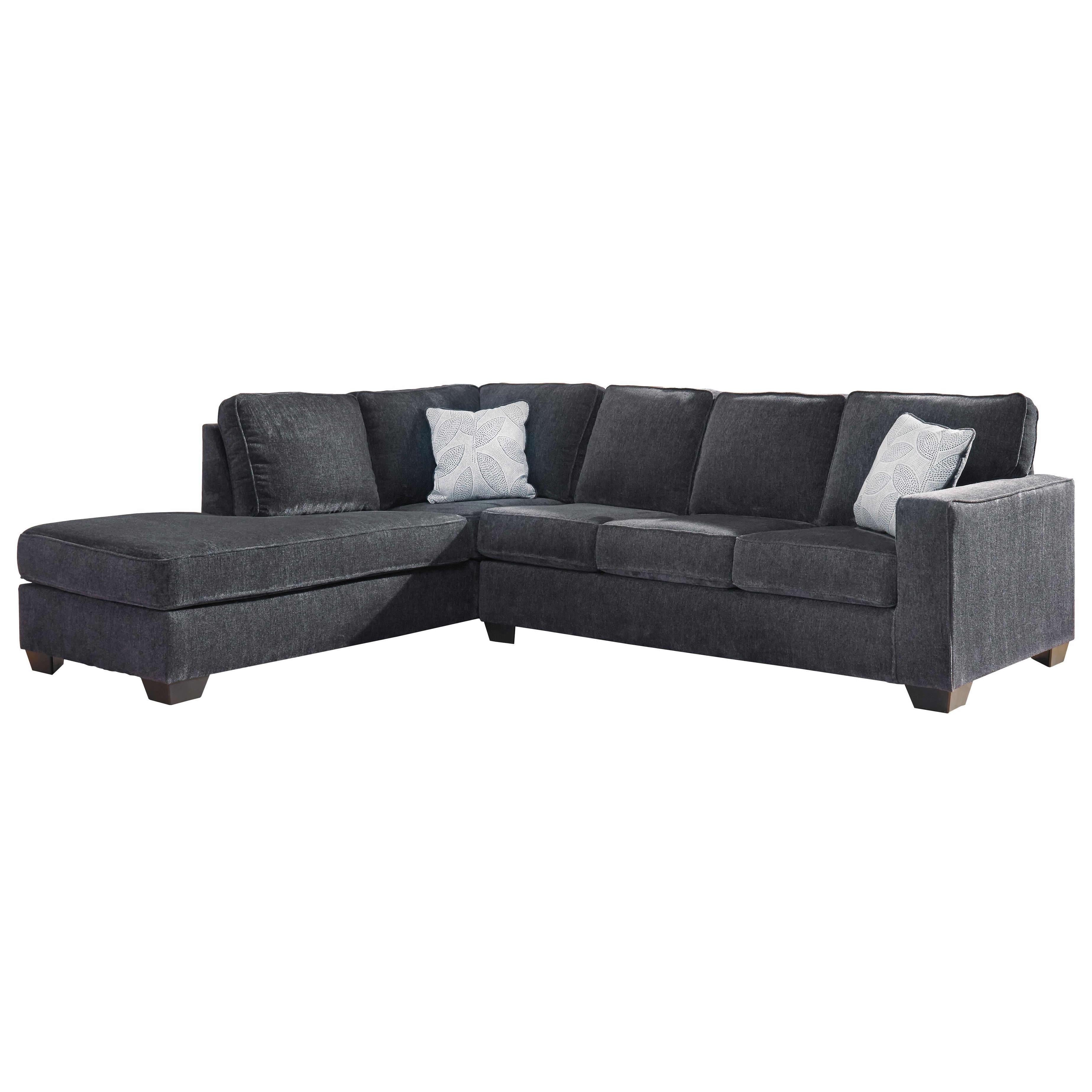 Signature Design by Ashley Altari Fabric Full Sleeper Sectional 8721316/8721383 - Image 1