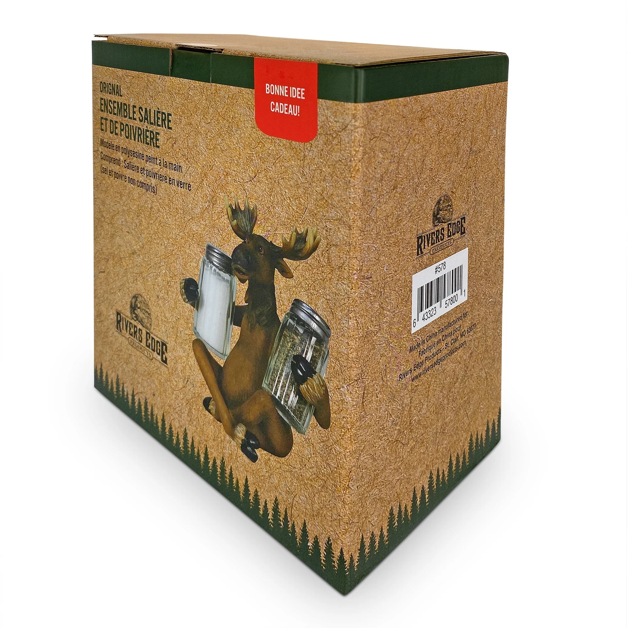 Salt and Pepper Shakers-Moose Holding - Image 3
