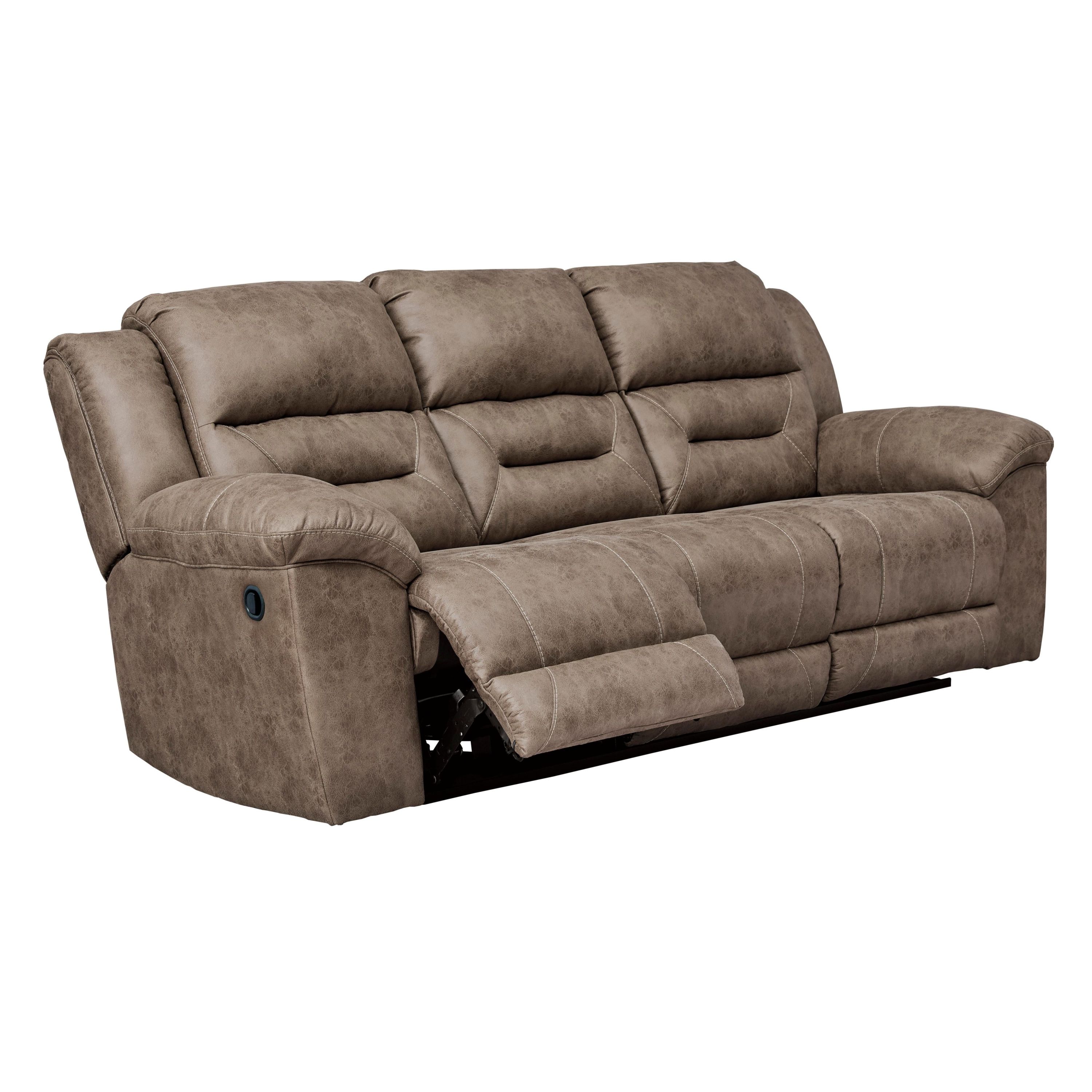 Signature Design by Ashley Stoneland Reclining Leather Look Sofa 3990588 - Image 2