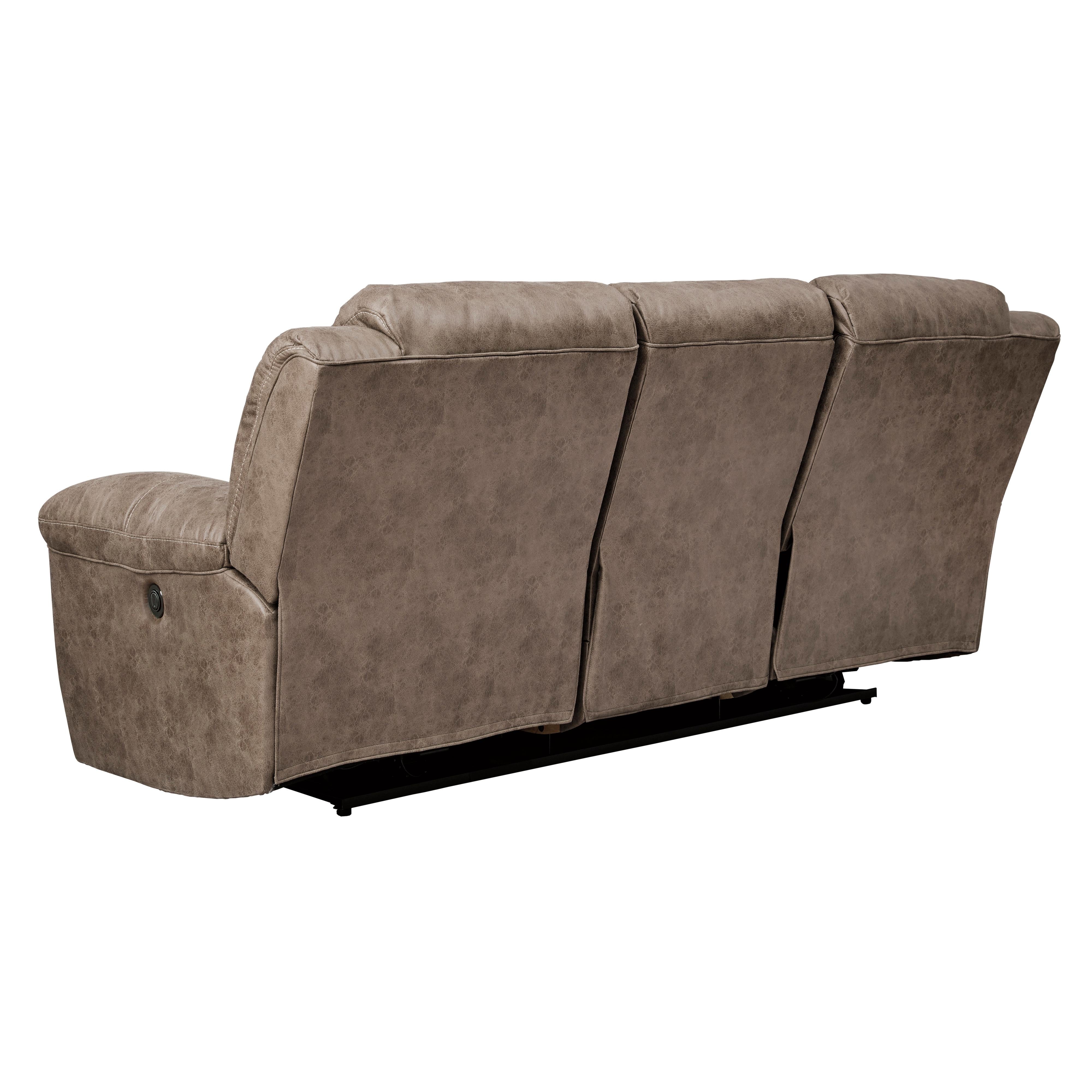 Signature Design by Ashley Stoneland Reclining Leather Look Sofa 3990588 - Image 3