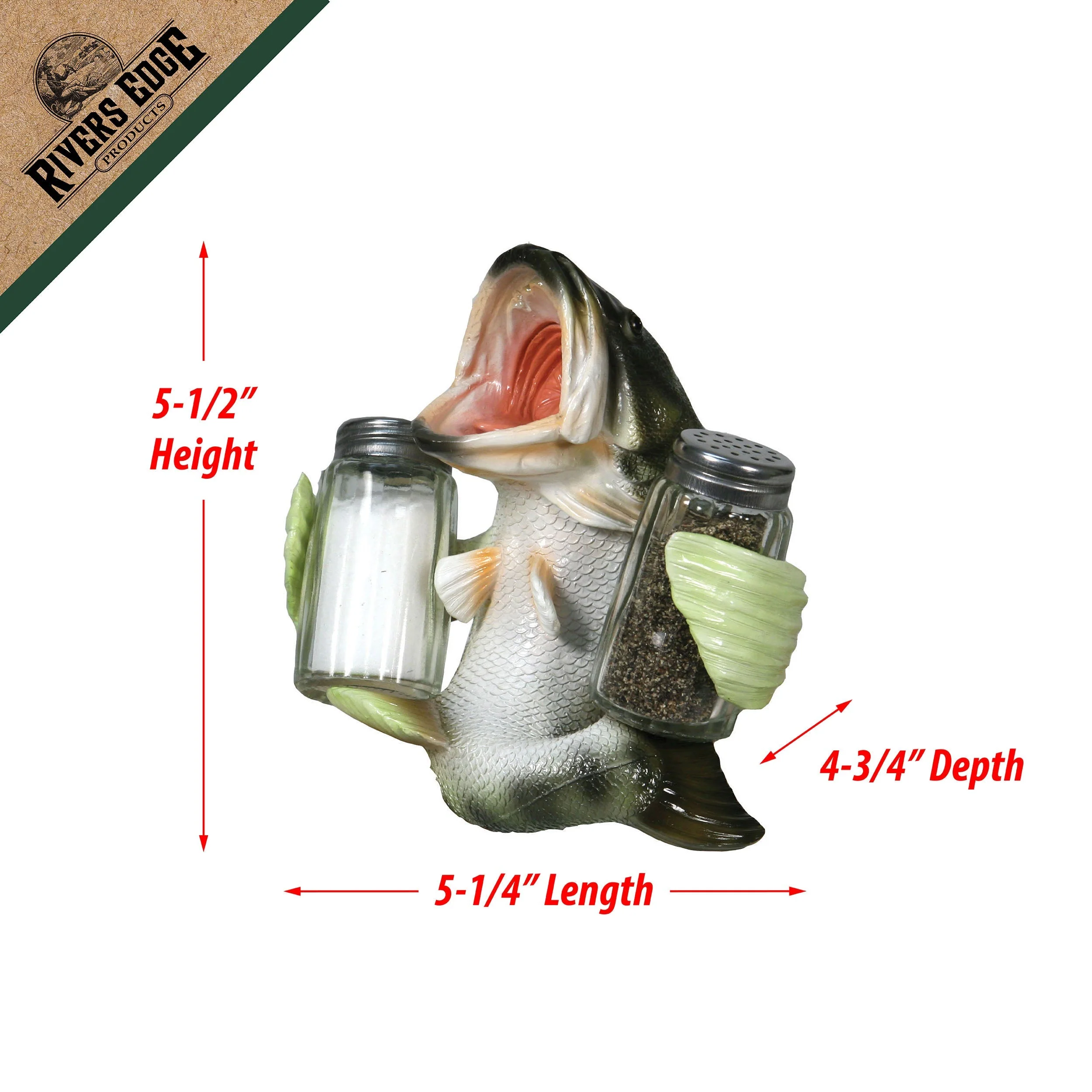 Salt and Pepper Shakers-Bass Holding - Image 2