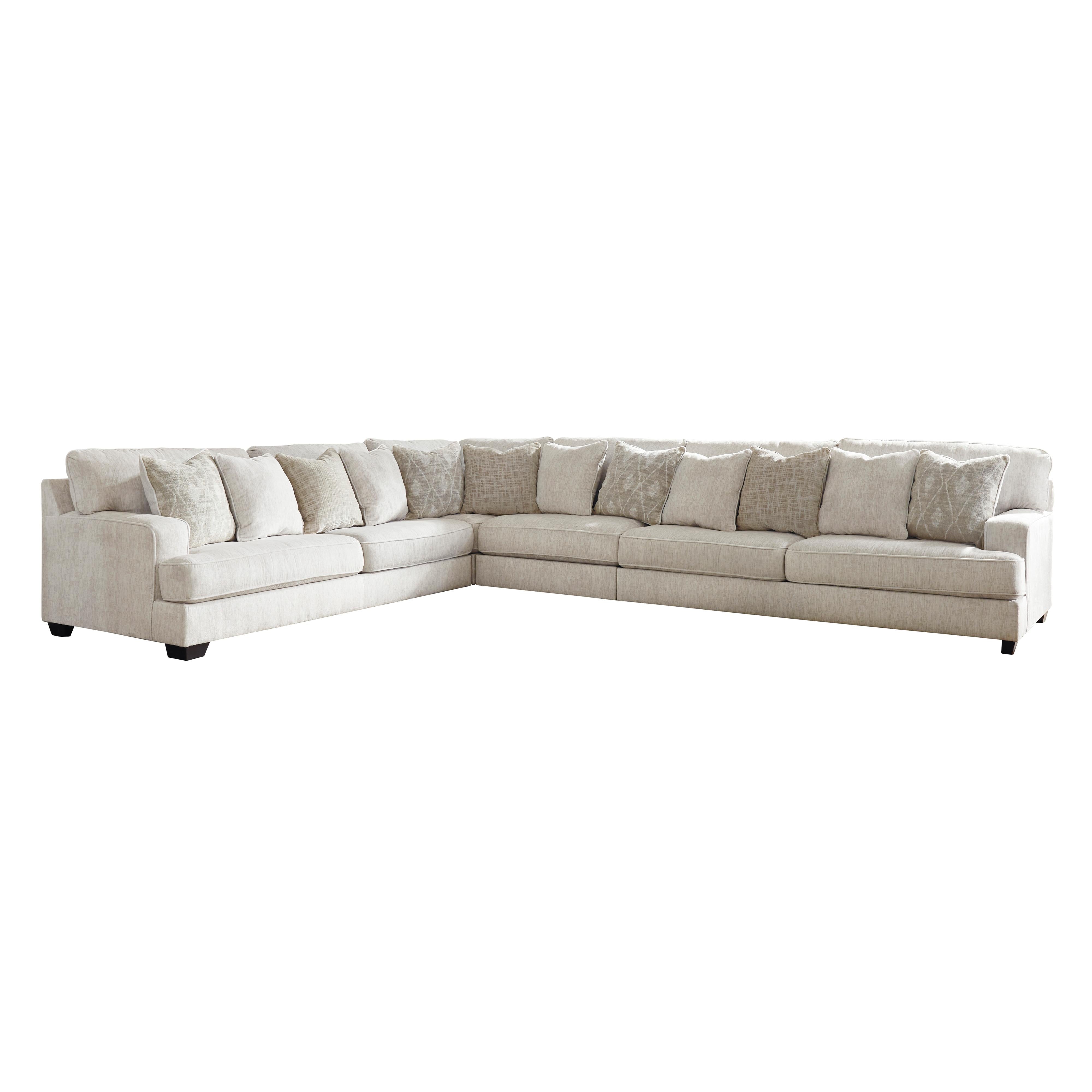 Signature Design by Ashley Rawcliffe Fabric 4 pc Sectional 1960466/1960477/1960446/1960467 - Image 1