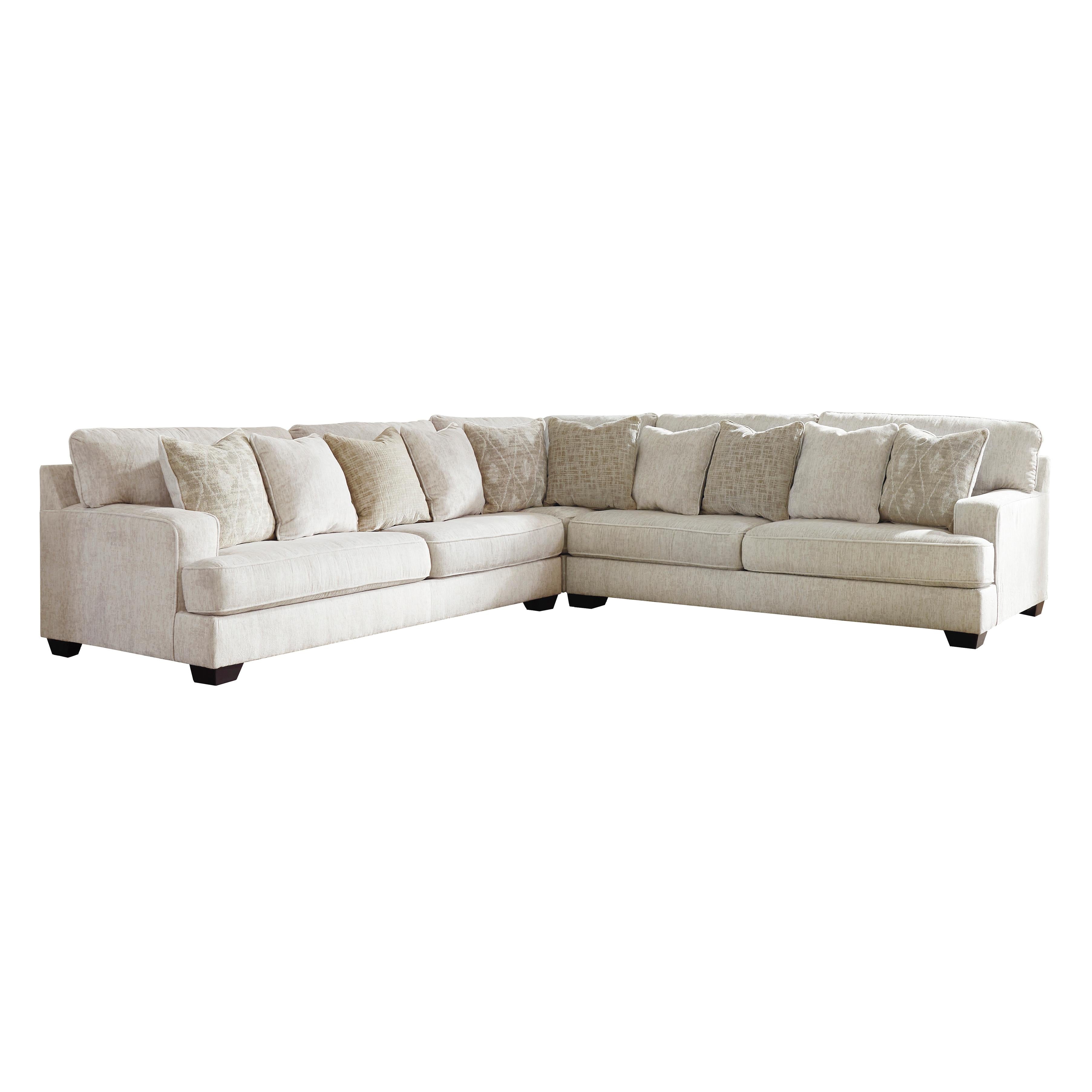Signature Design by Ashley Rawcliffe Fabric 3 pc Sectional 1960466/1960477/1960467 - Image 1