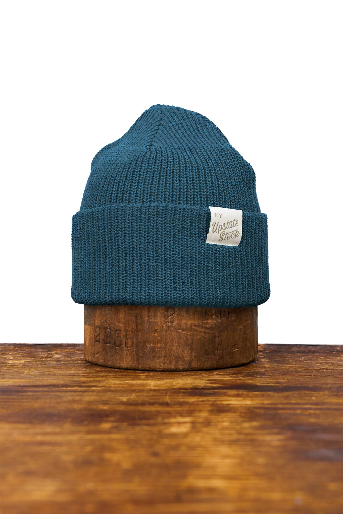 Aqua Upcycled Cotton Watchcap - Image 2