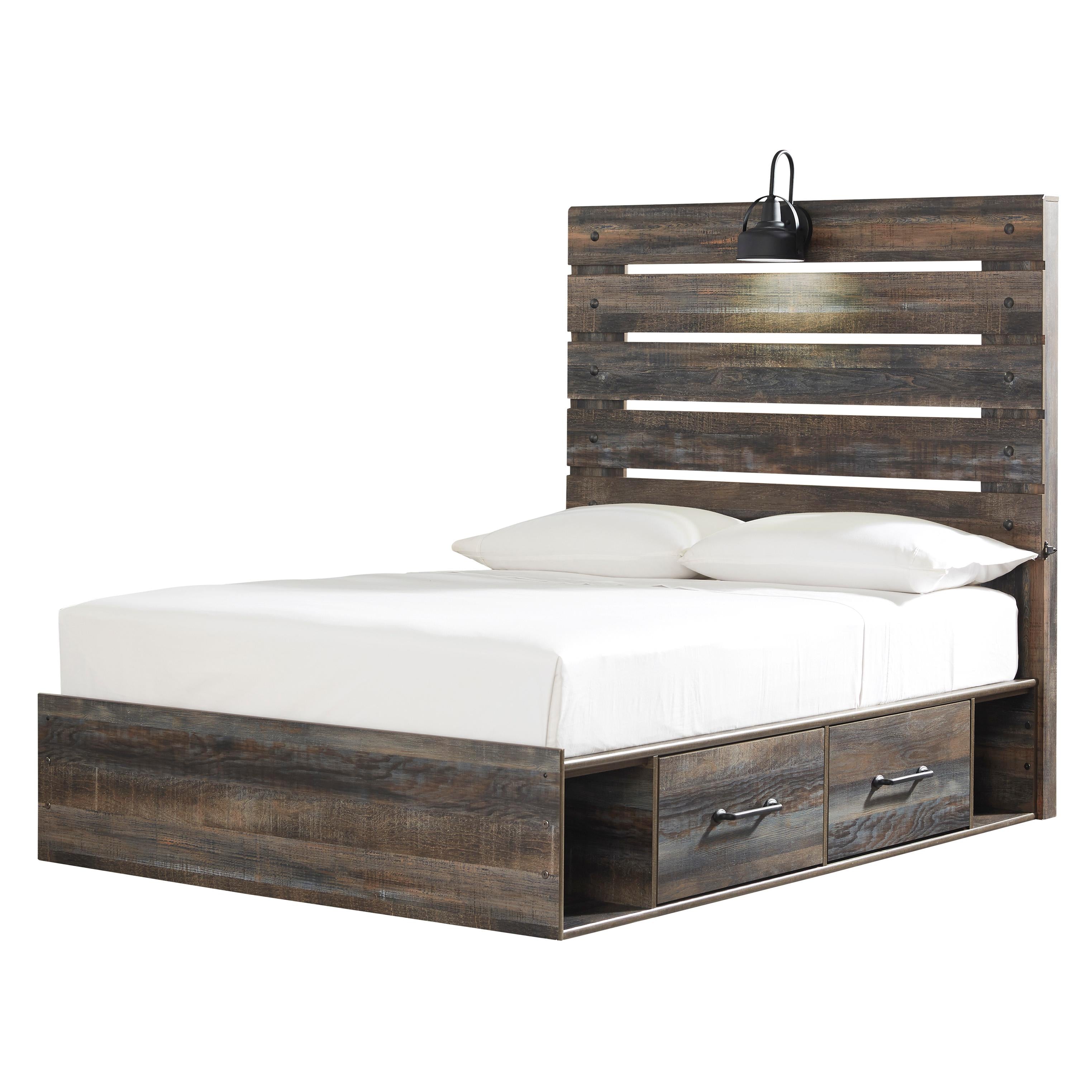 Signature Design by Ashley Drystan B211B9 Full Panel Bed with 2 Storage Drawers