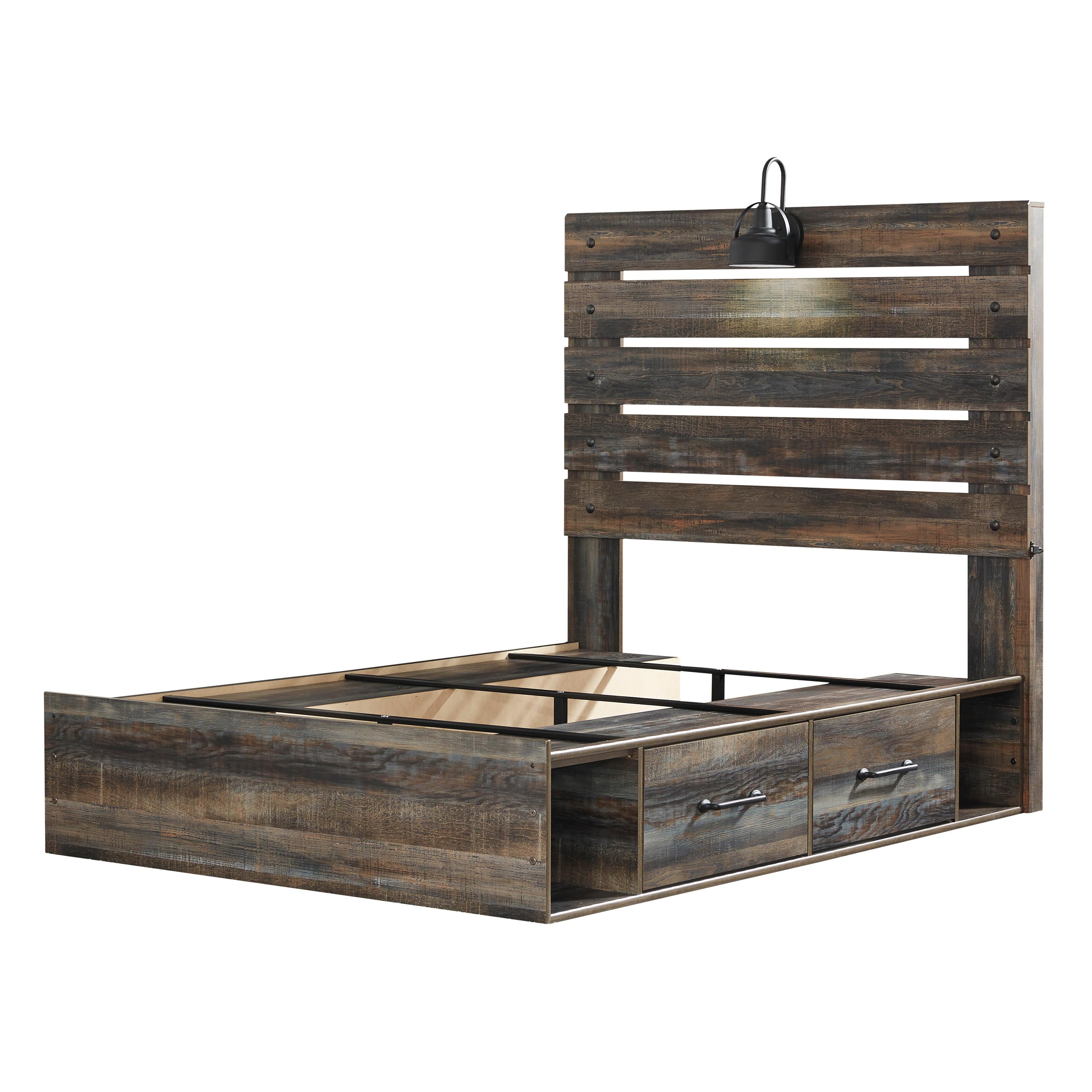 Signature Design by Ashley Drystan B211B9 Full Panel Bed with 2 Storage Drawers - Image 3
