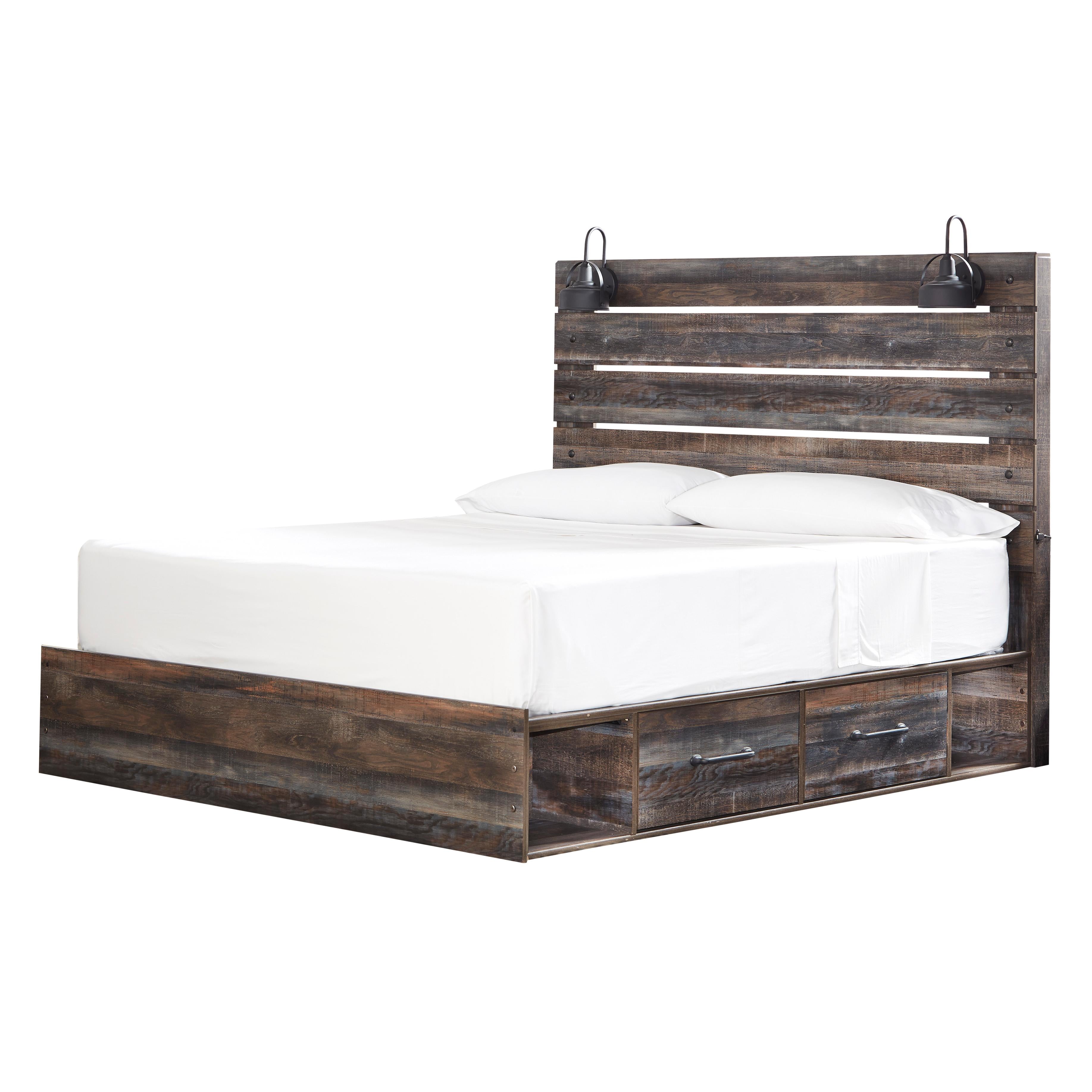 Signature Design by Ashley Drystan King Panel Bed with Storage B211-58/B211-56/B211-60/B211-60/B100-14 - Image 1