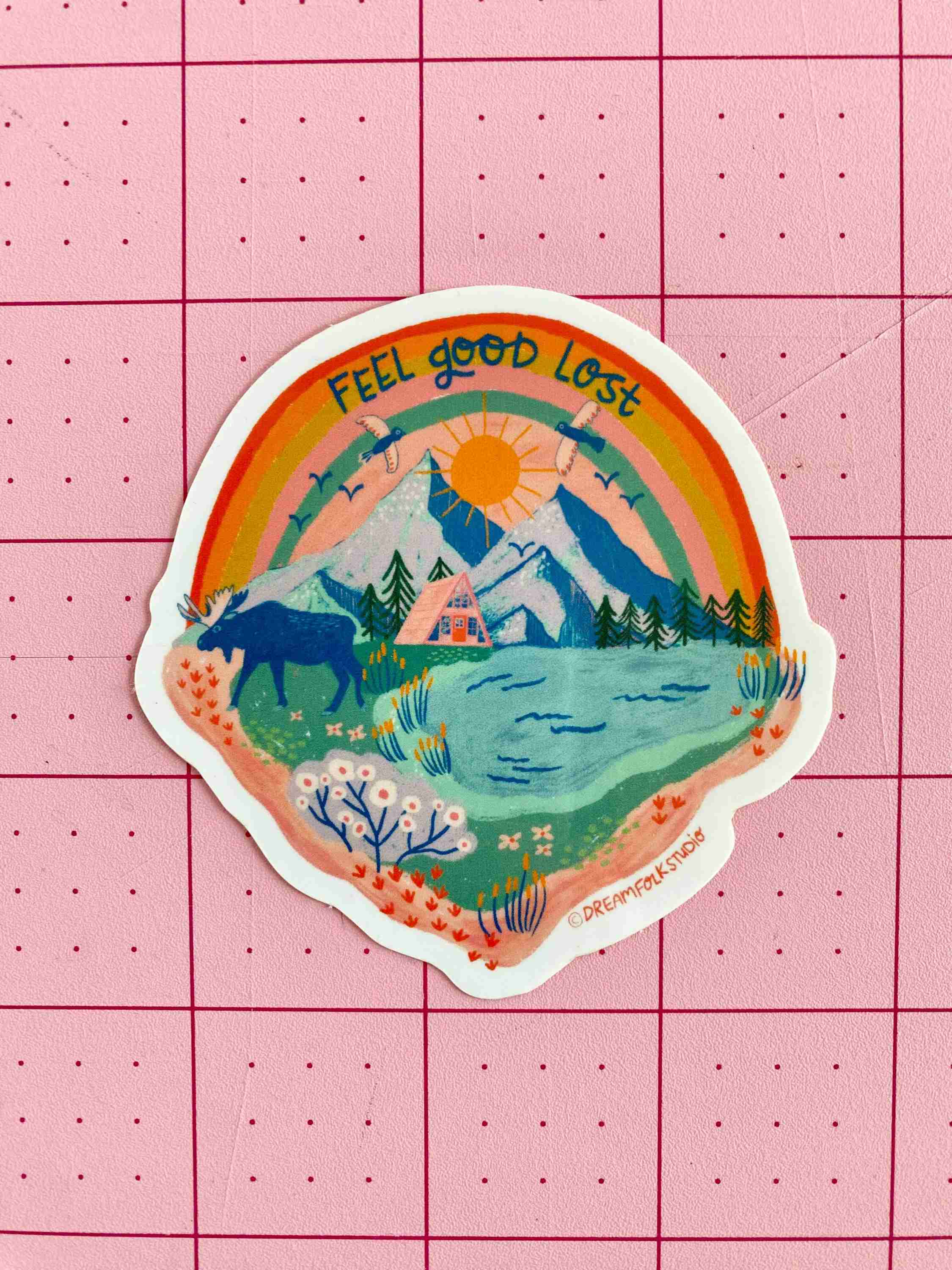 Feel Good Lost Sticker - Hiking/Outdoors/Nature Sticker - Image 3