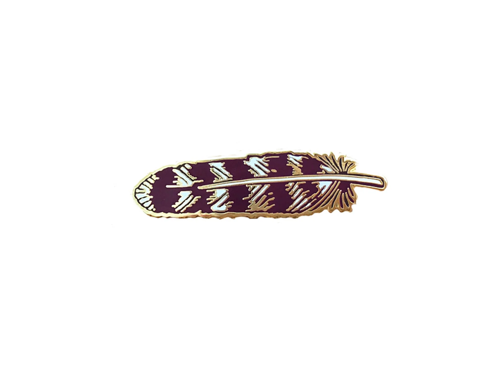 Feather Enamel Pin - Image 1