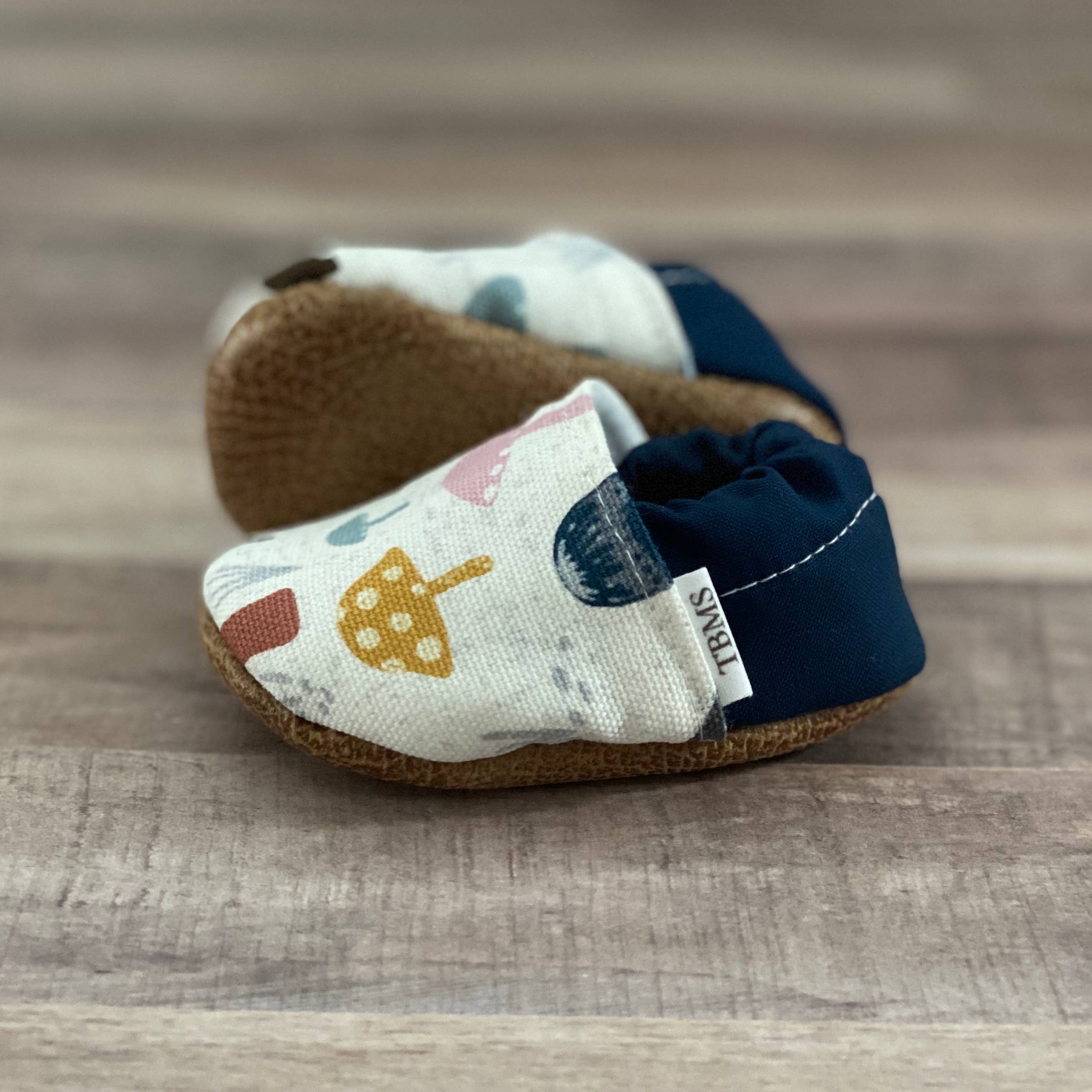 Navy Mushroom Moccasins - Image 2
