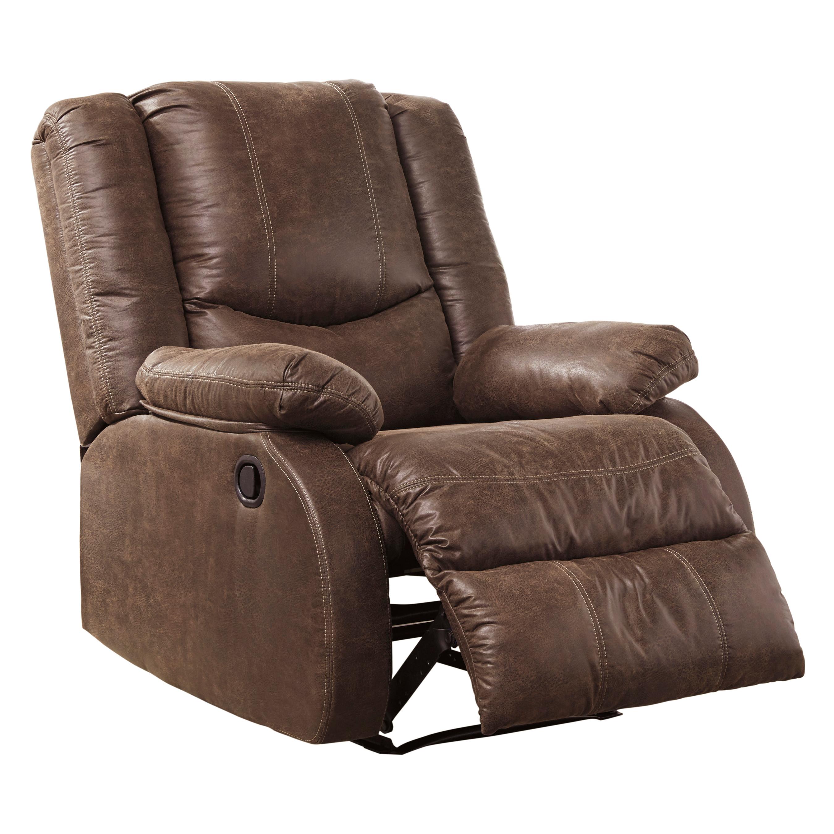 Signature Design by Ashley Bladewood Leather Look Recliner with Wall Recline 6030529 - Image 3
