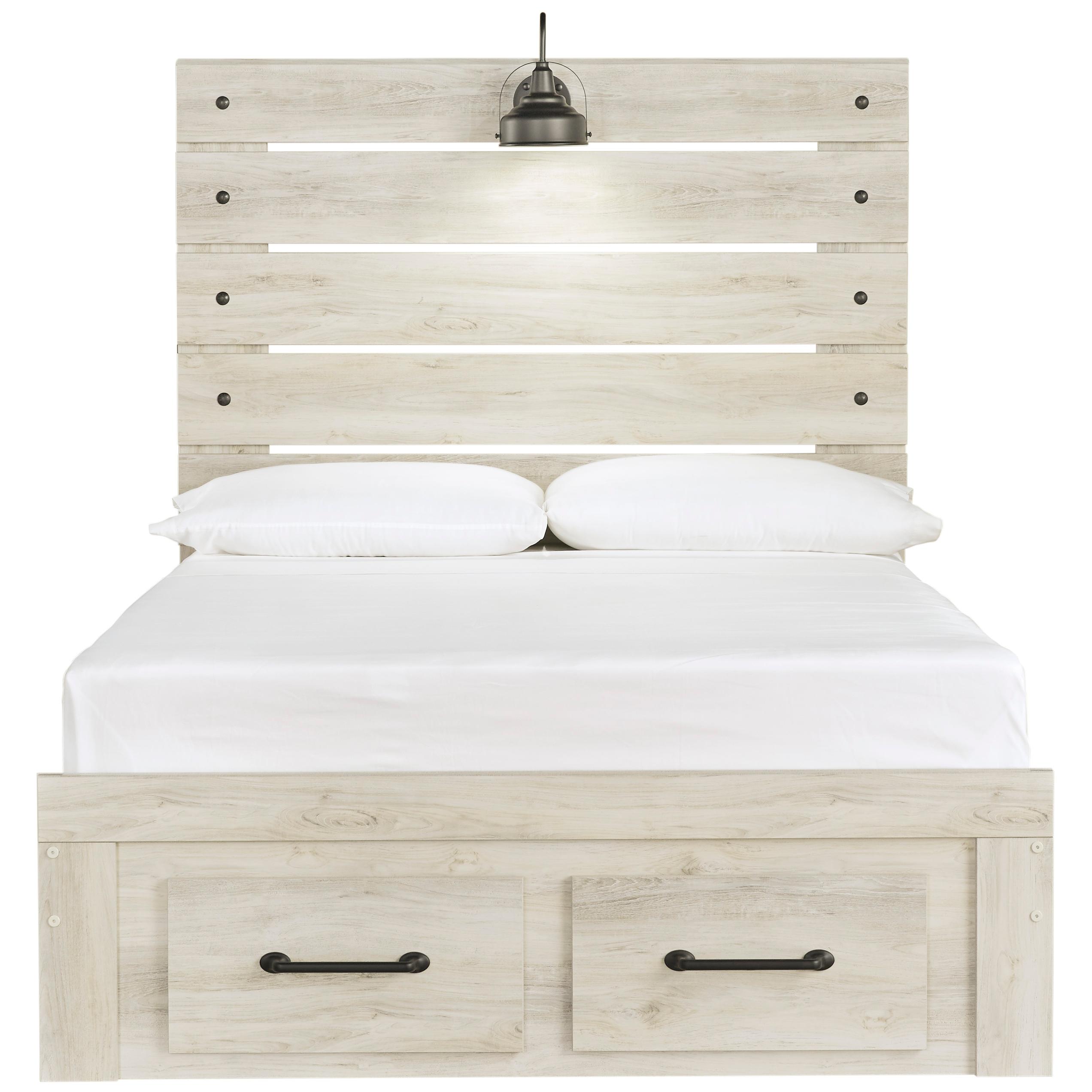 Signature Design by Ashley Cambeck B192B33 Full Panel Bed with 2 Storage Drawers - Image 3