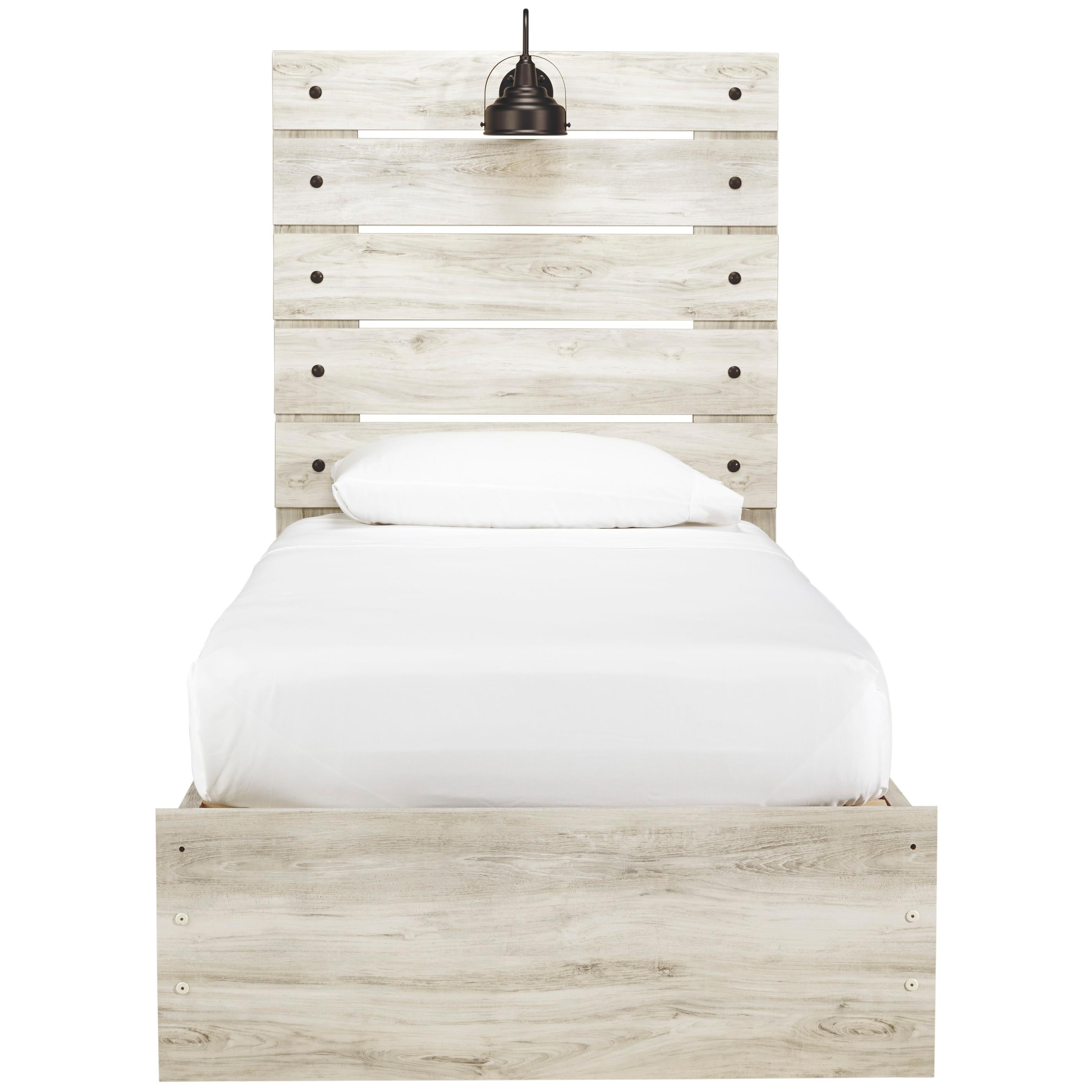 Signature Design by Ashley Cambeck B192B13 Twin Panel Bed with 2 Storage Drawers - Image 3